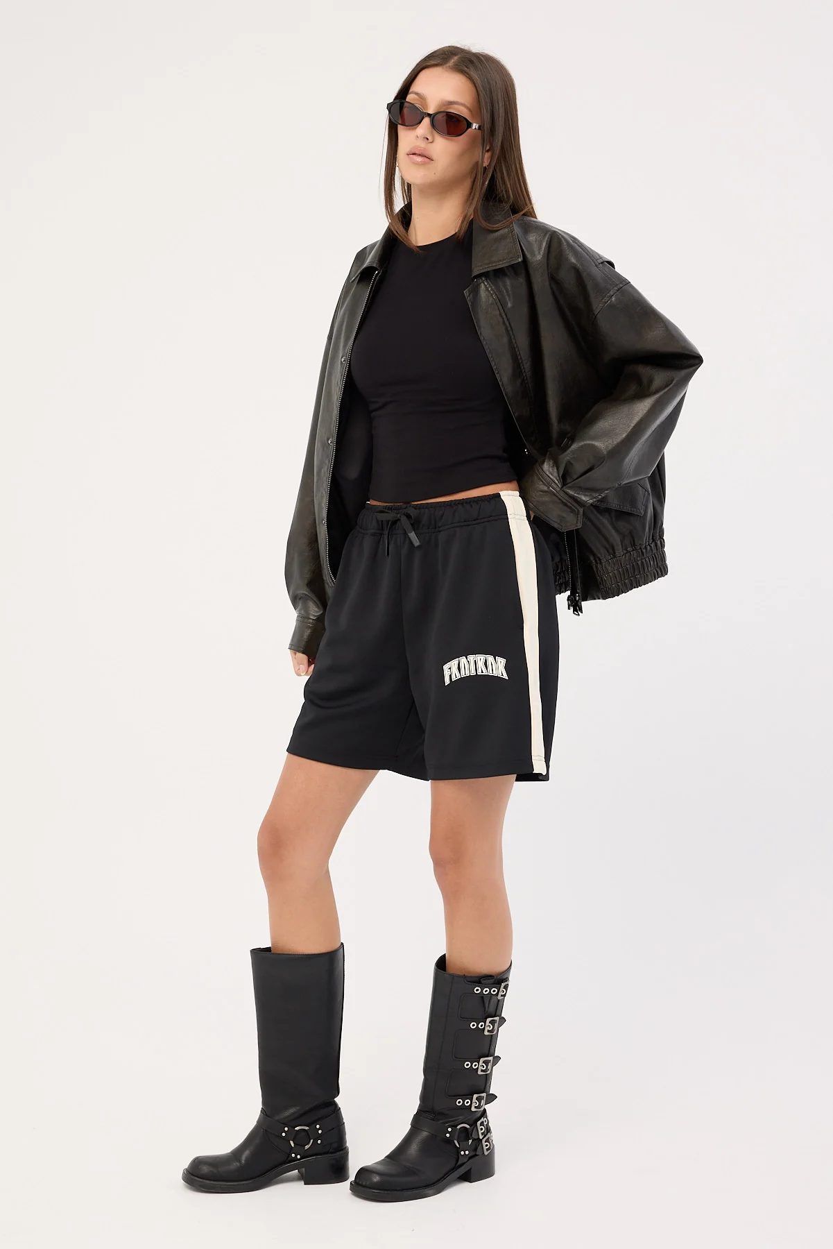 Front Runner FRNT RNR Stripe Short Black/Vanilla - Image 4