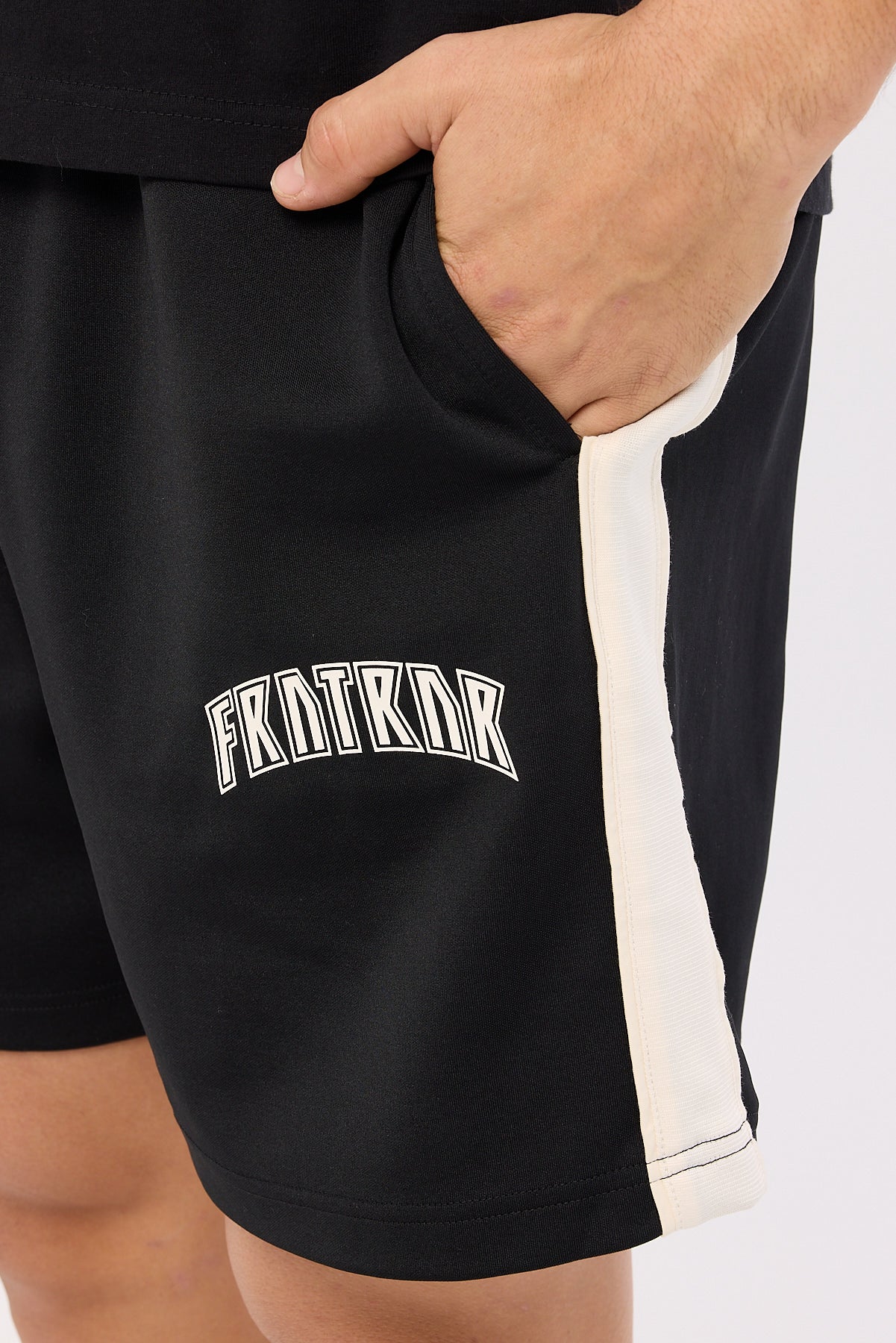 Front Runner FRNT RNR Stripe Short Black/Vanilla - Image 8