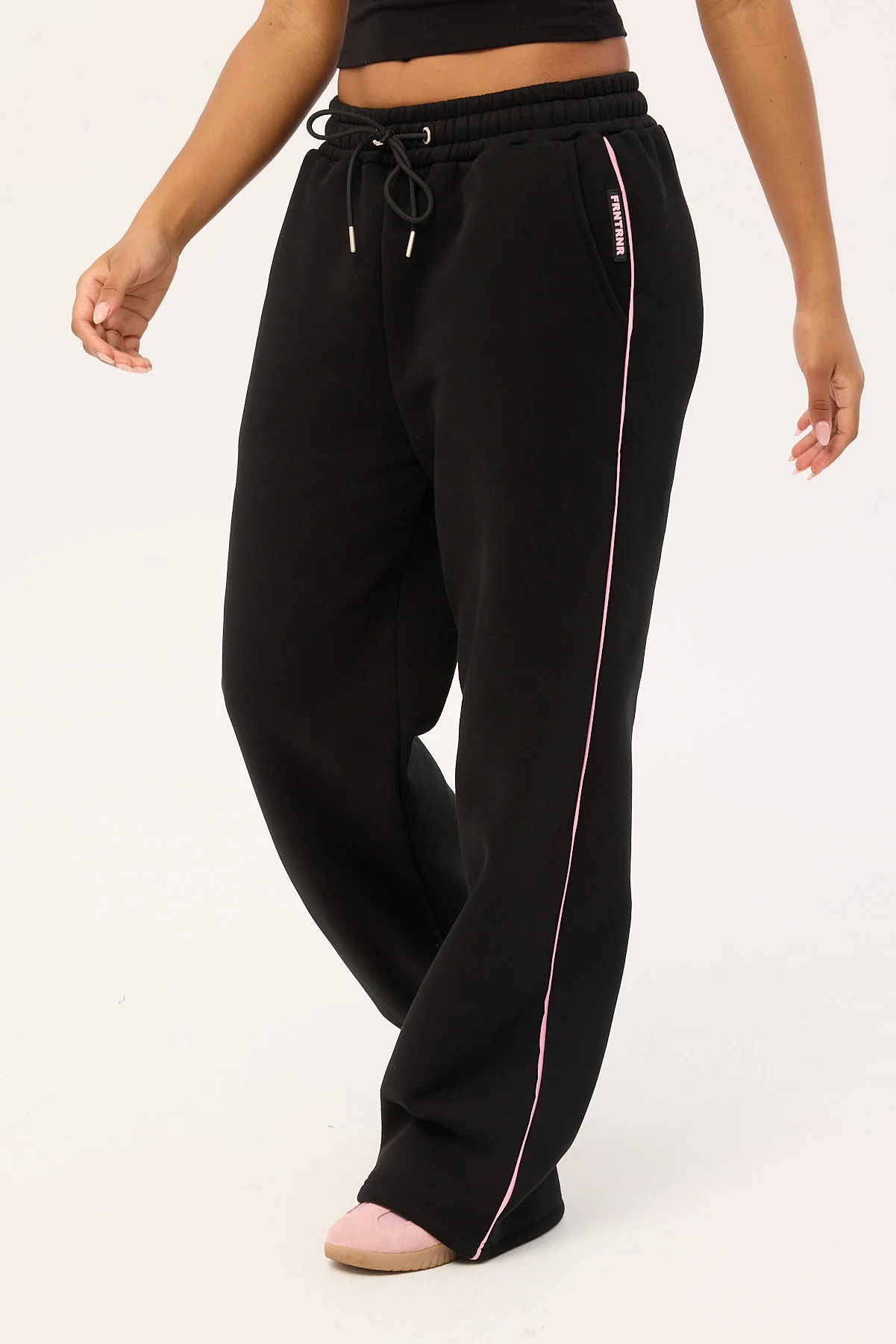 Front Runner FRNT RNR Wide Leg Sweat Pant Black - Image 5
