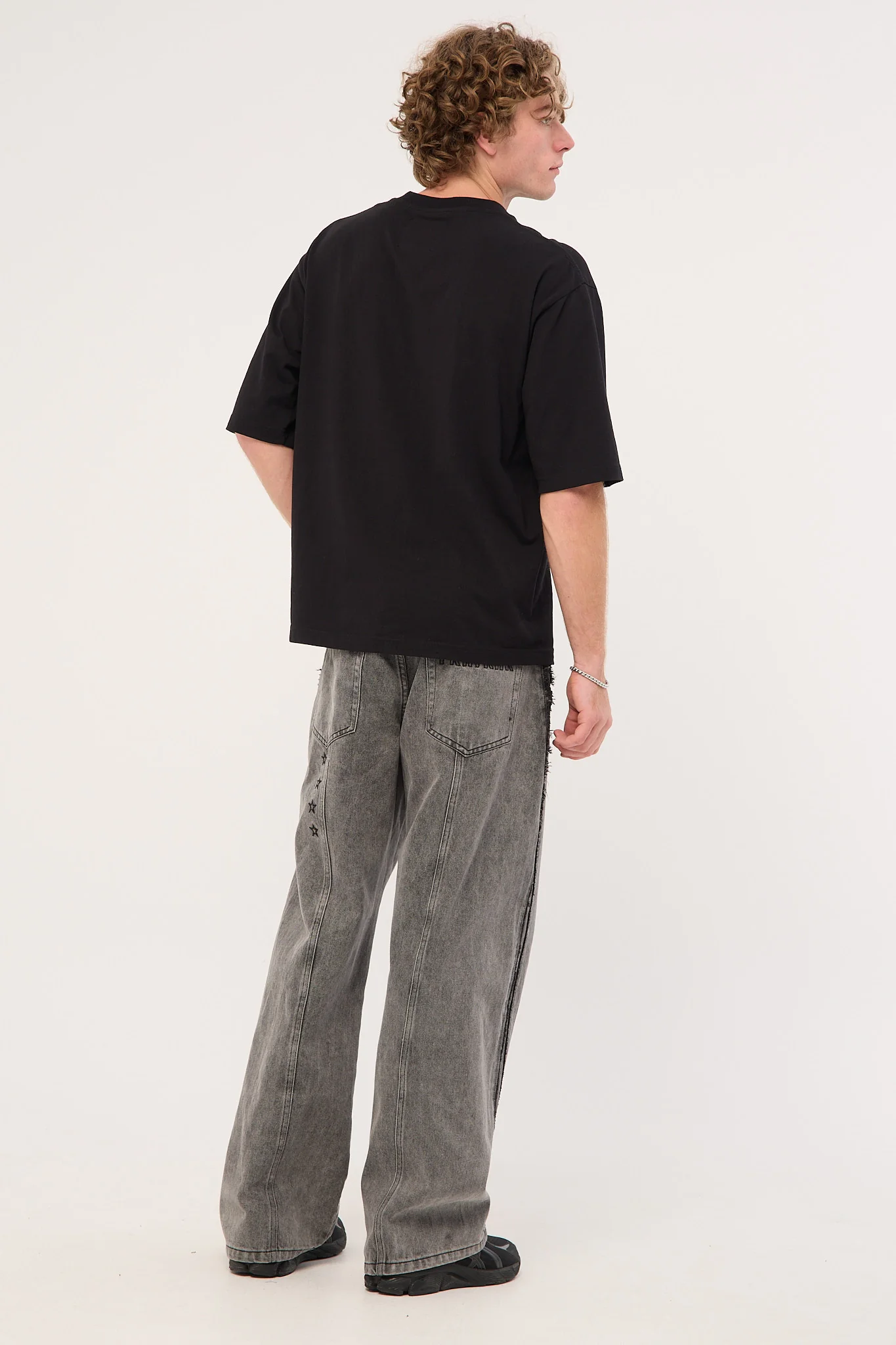 Front Runner FRNTRNR Baggy Jean Washed Black - Image 5