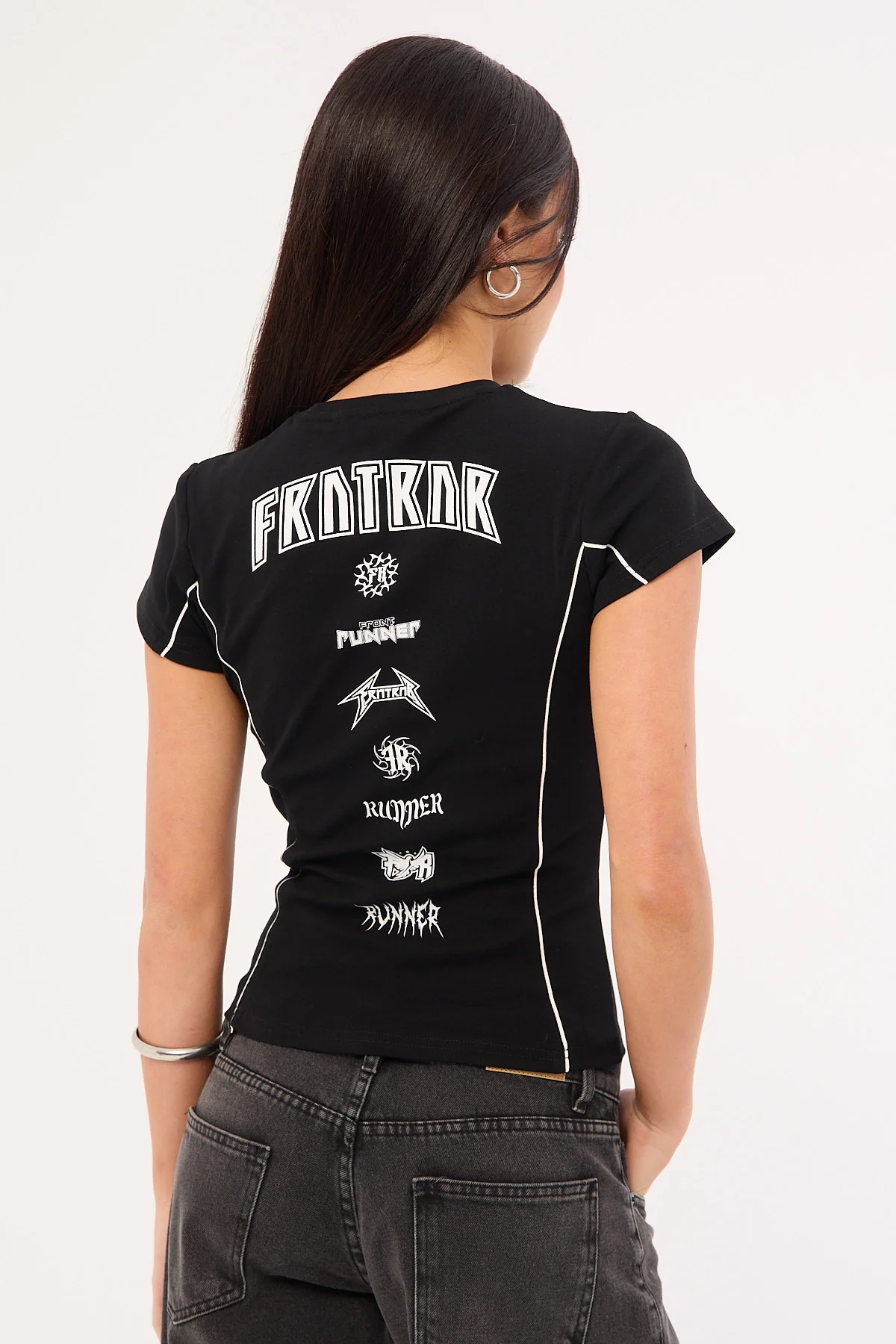 Front Runner FRNTRNR Nano Logo Tee Black - Image 5