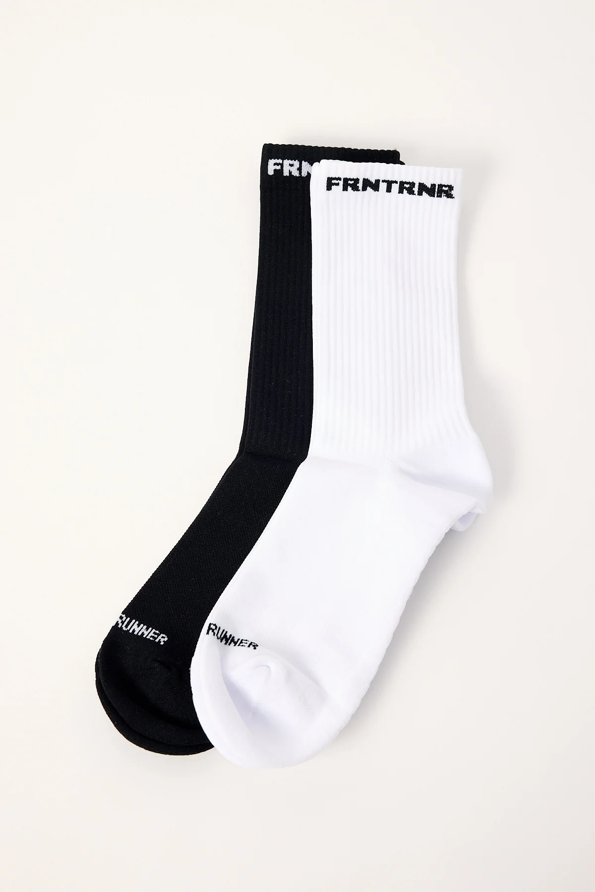 Front Runner FRNTRNR Socks 2 Pack Black/White