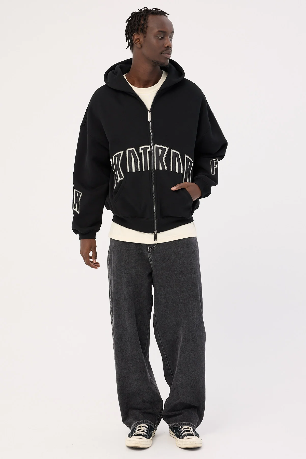 Front Runner FRNTRNR Zip Hoodie Black - Image 2