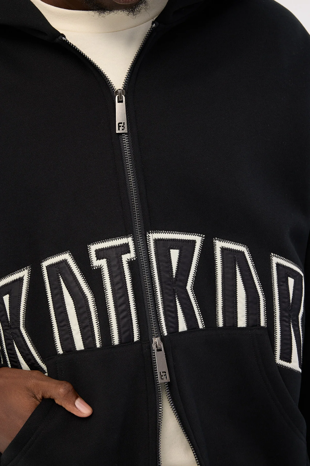 Front Runner FRNTRNR Zip Hoodie Black - Image 7