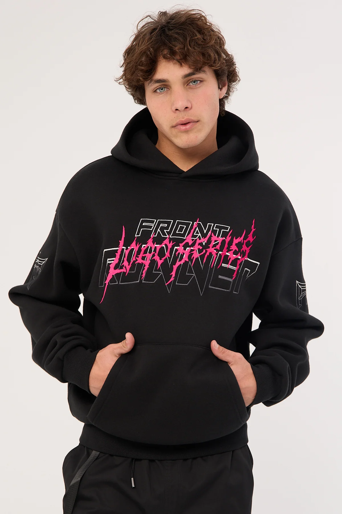 Front Runner Grit Series Hoodie Black Flamingo