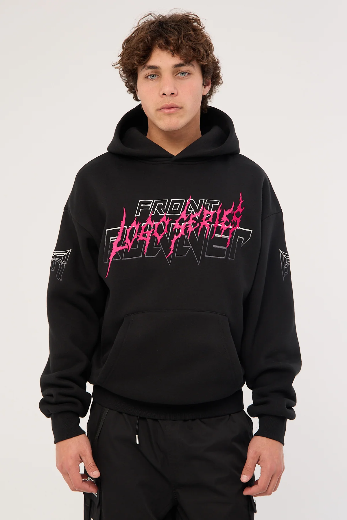 Front Runner Grit Series Hoodie Black Flamingo - Image 5
