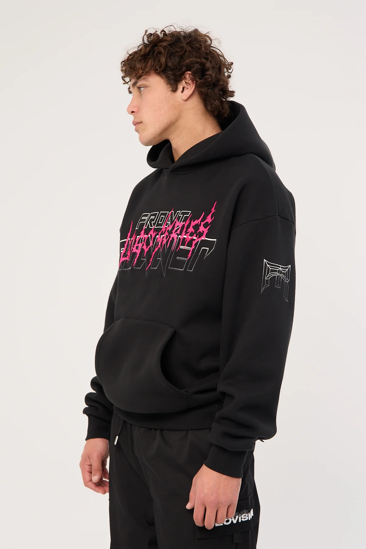 Front Runner Grit Series Hoodie Black Flamingo - Image 6