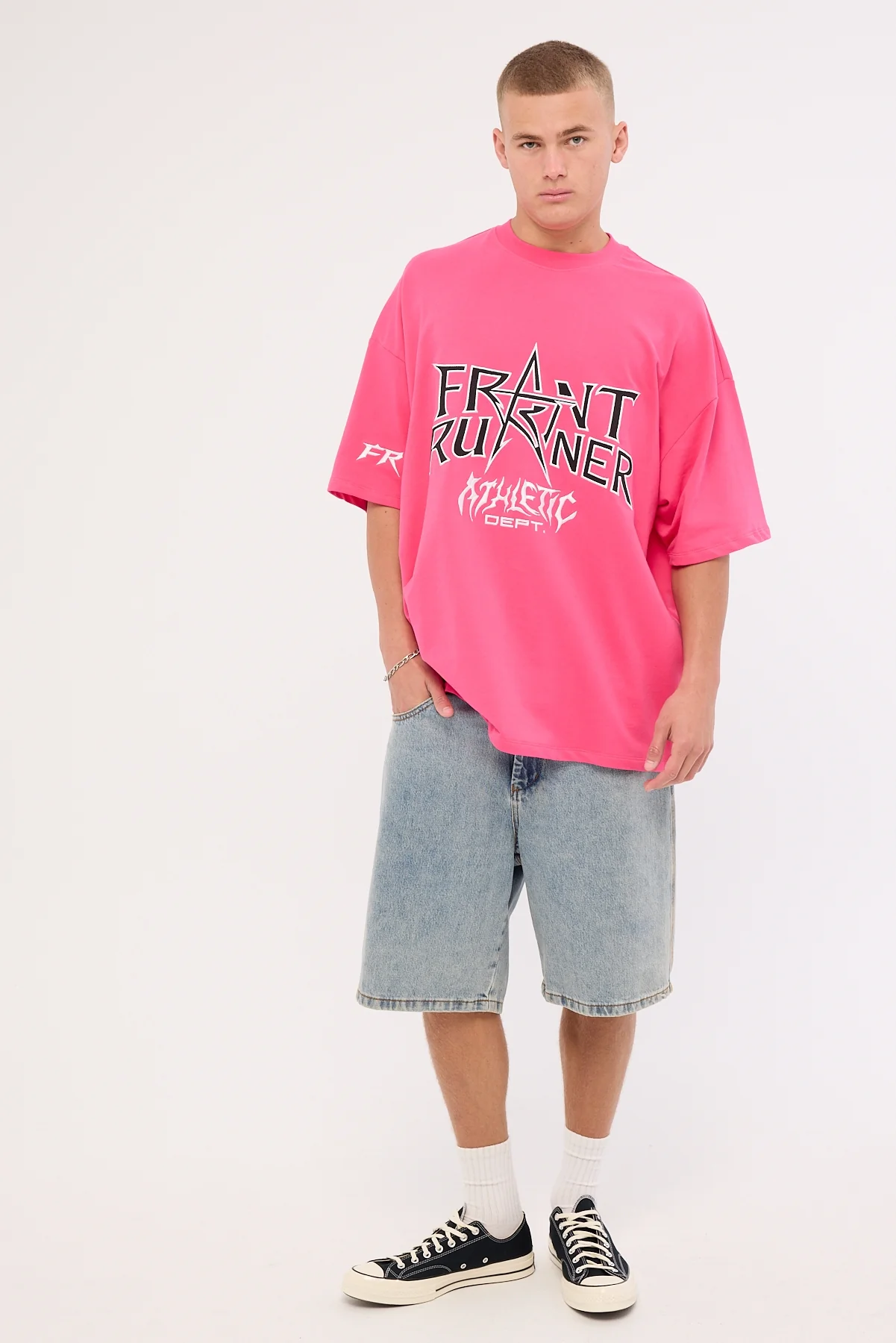 Front Runner Heavy Medal Te Flamingo Pink - Image 2