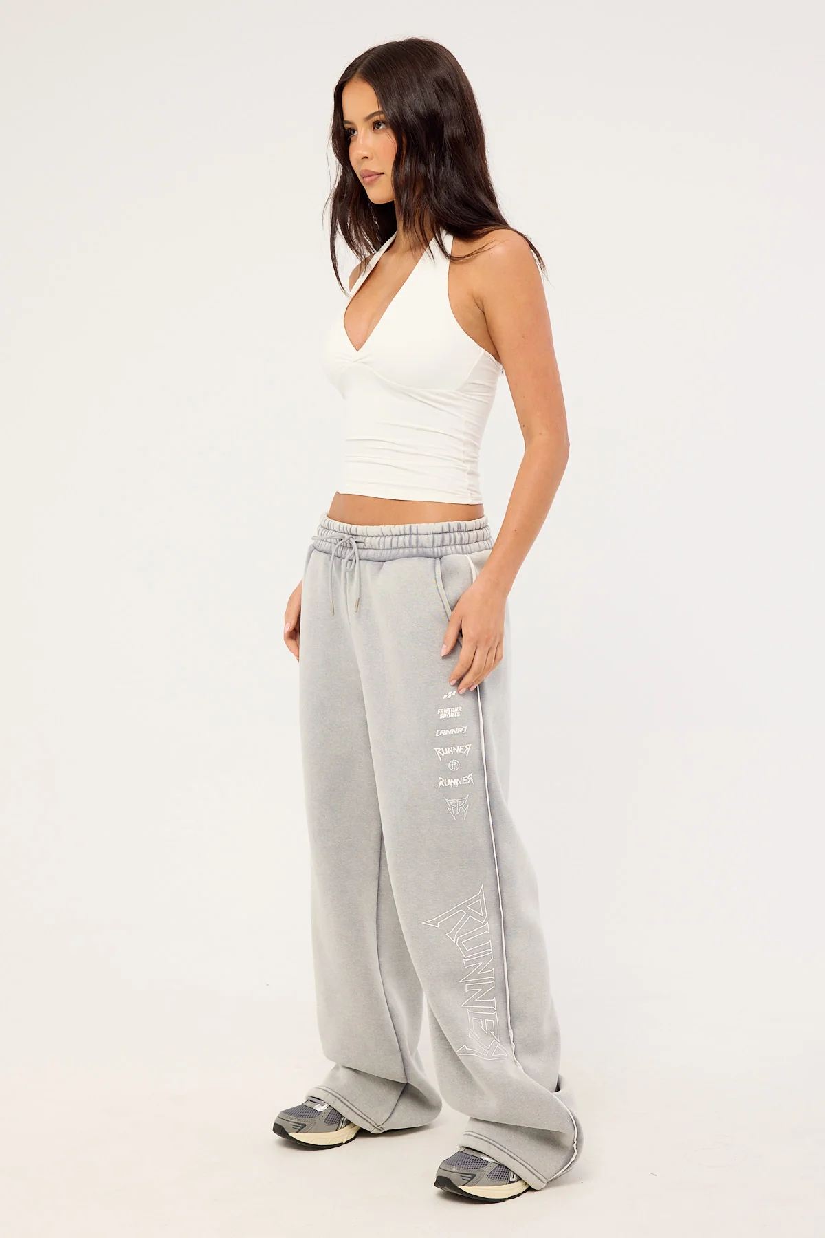 Front Runner Hypercore Wide Leg Tracke Pant Concrete - Image 5