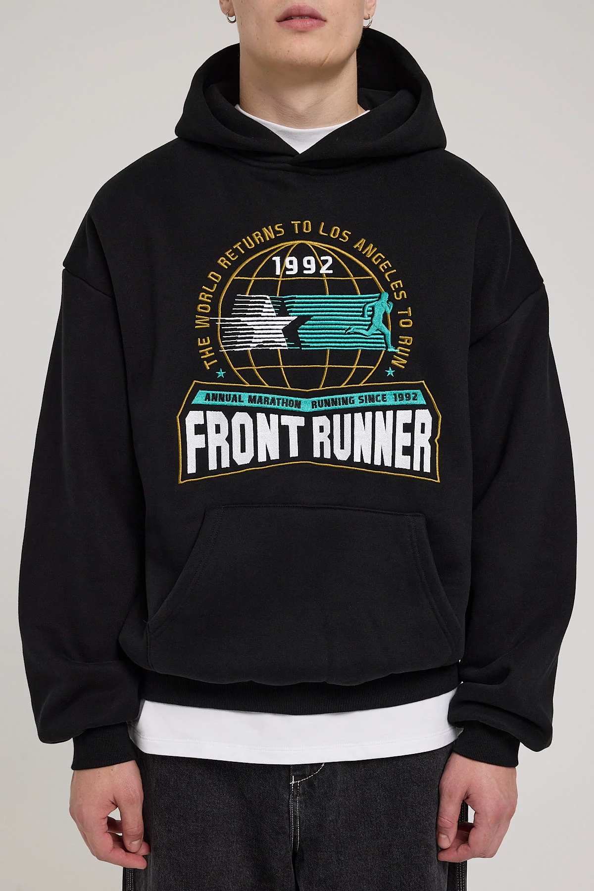 Front Runner LA Marathon Hoodie Black - Image 9