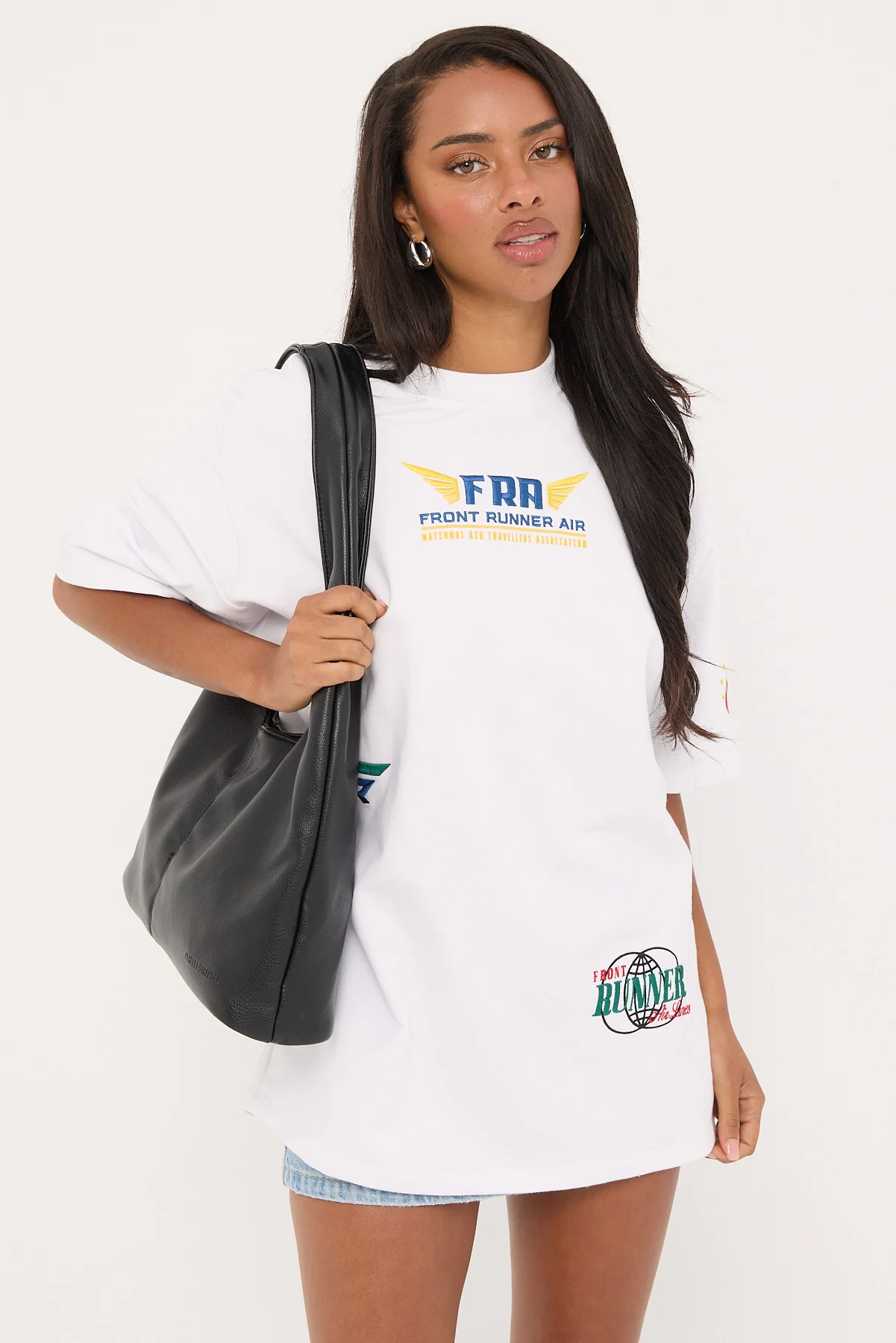 Front Runner Logo Aviation Tee White - Image 11