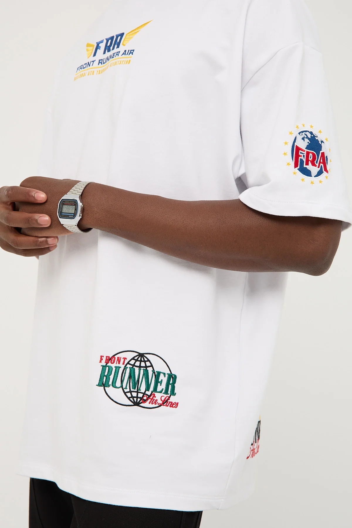Front Runner Logo Aviation Tee White - Image 7