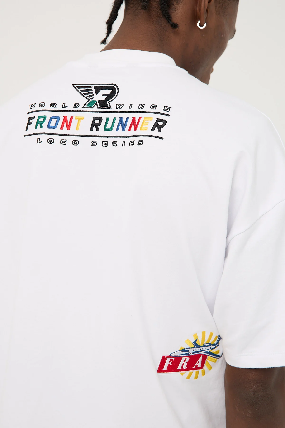 Front Runner Logo Aviation Tee White - Image 8