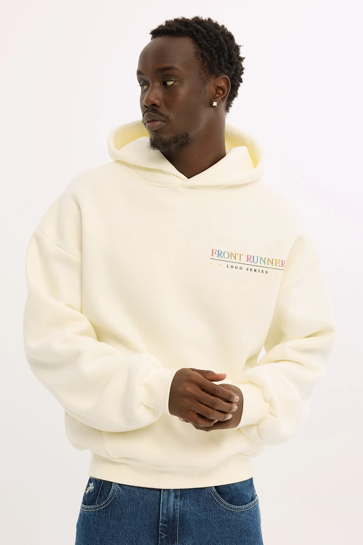 Front Runner Logo Series Hoodie Vanilla - Image 5