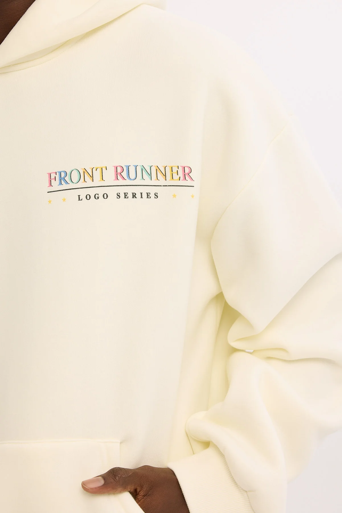 Front Runner Logo Series Hoodie Vanilla - Image 6