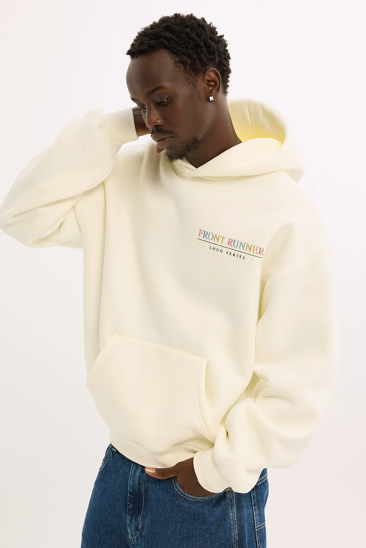 Front Runner Logo Series Hoodie Vanilla - Image 7