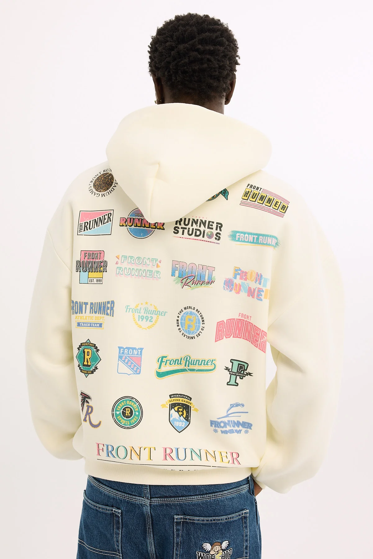 Front Runner Logo Series Hoodie Vanilla - Image 8