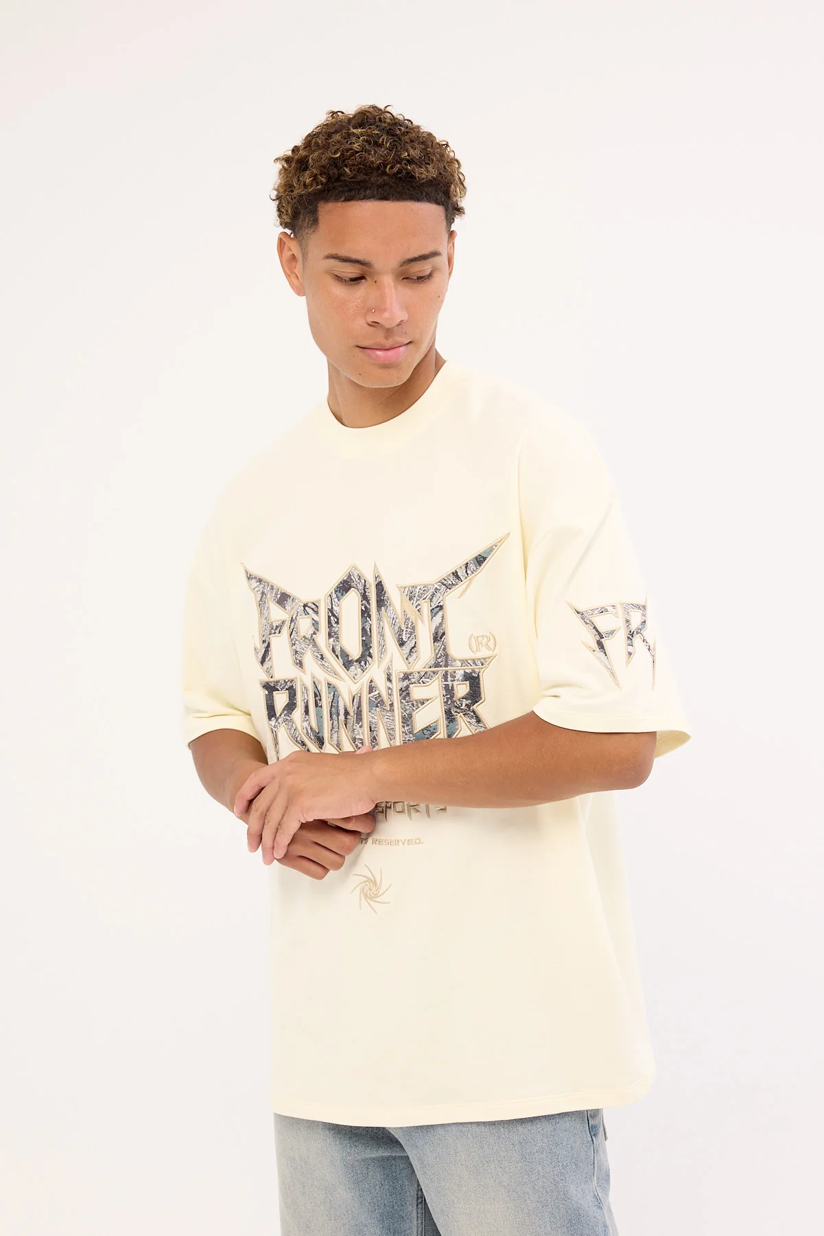 Front Runner No Mercy Tee Vanilla