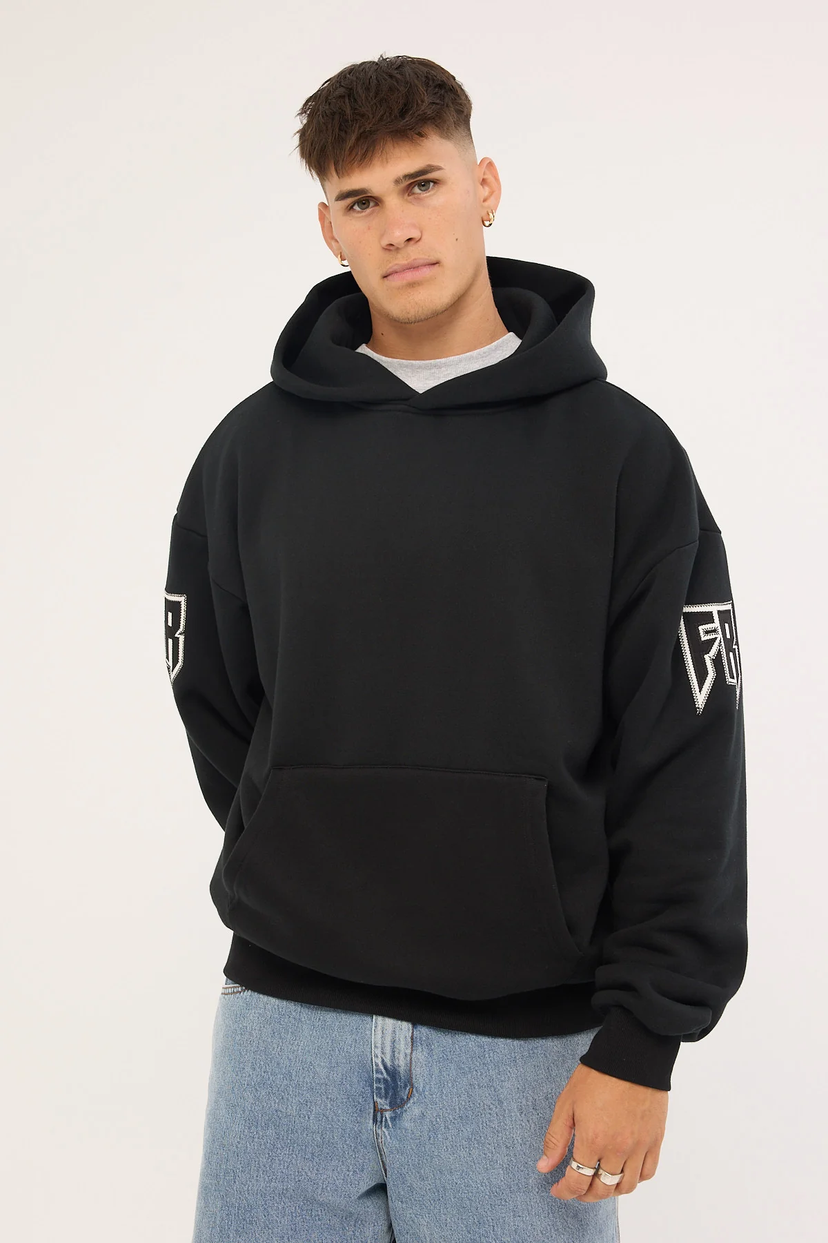 Front Runner Razor Hoodie Black/Mandarin - Image 3