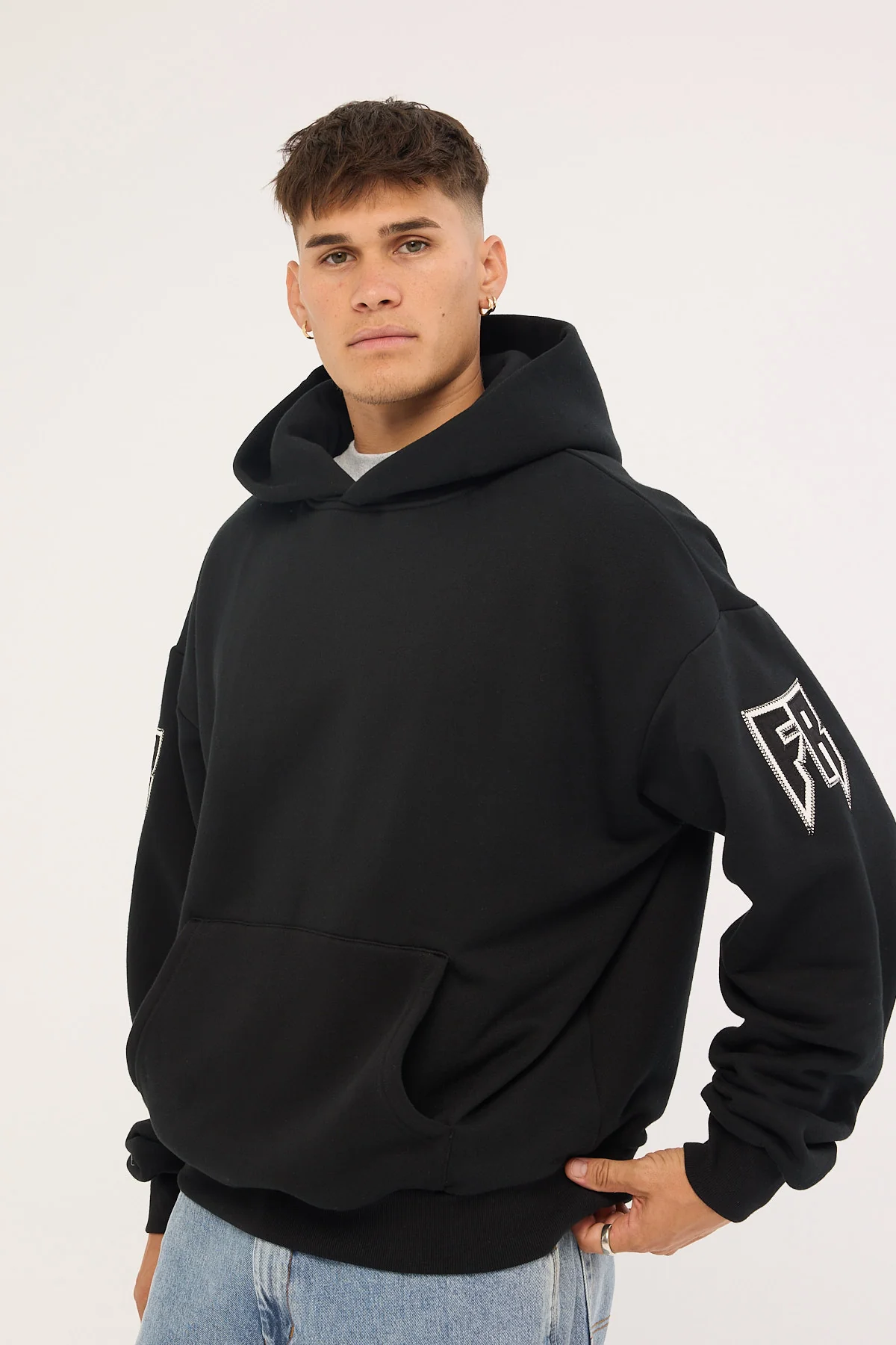 Front Runner Razor Hoodie Black/Mandarin - Image 4