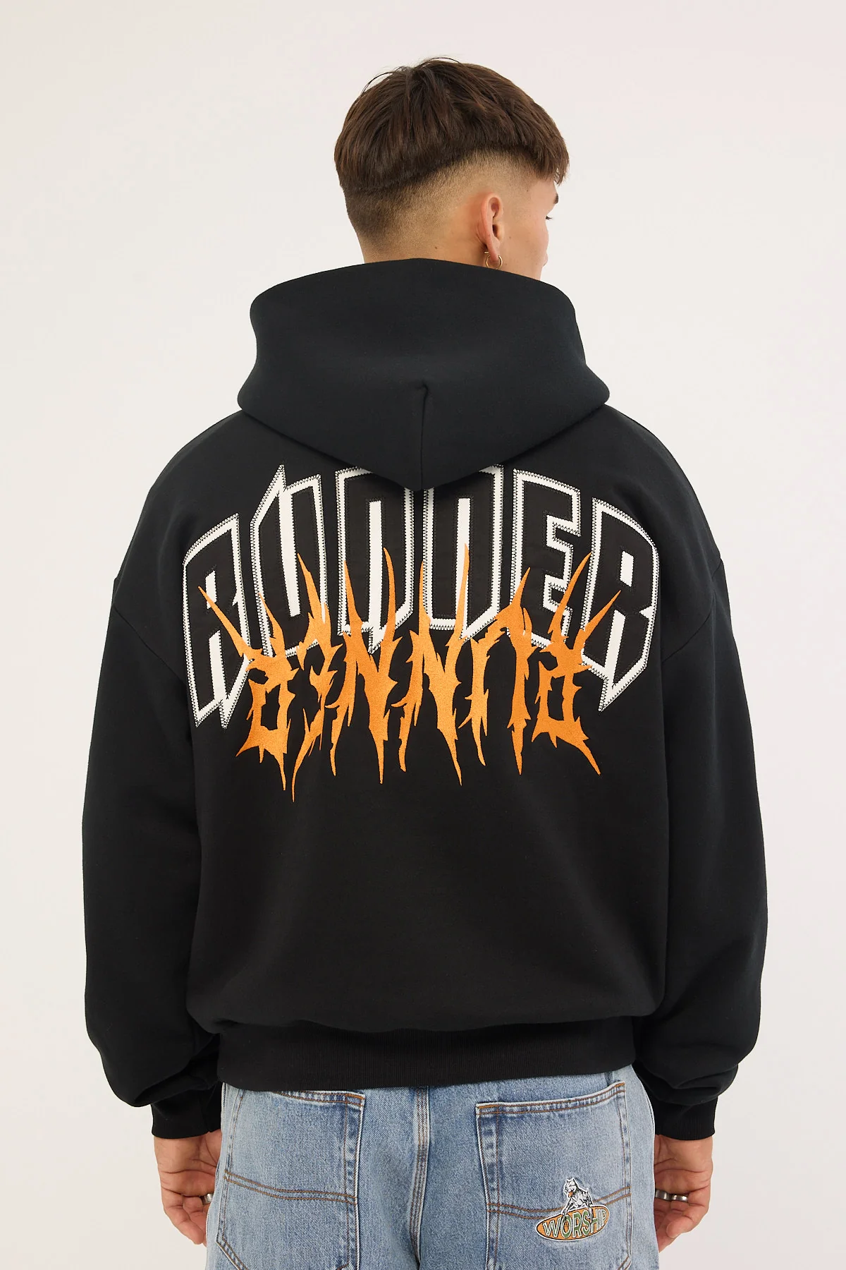 Front Runner Razor Hoodie Black/Mandarin - Image 6