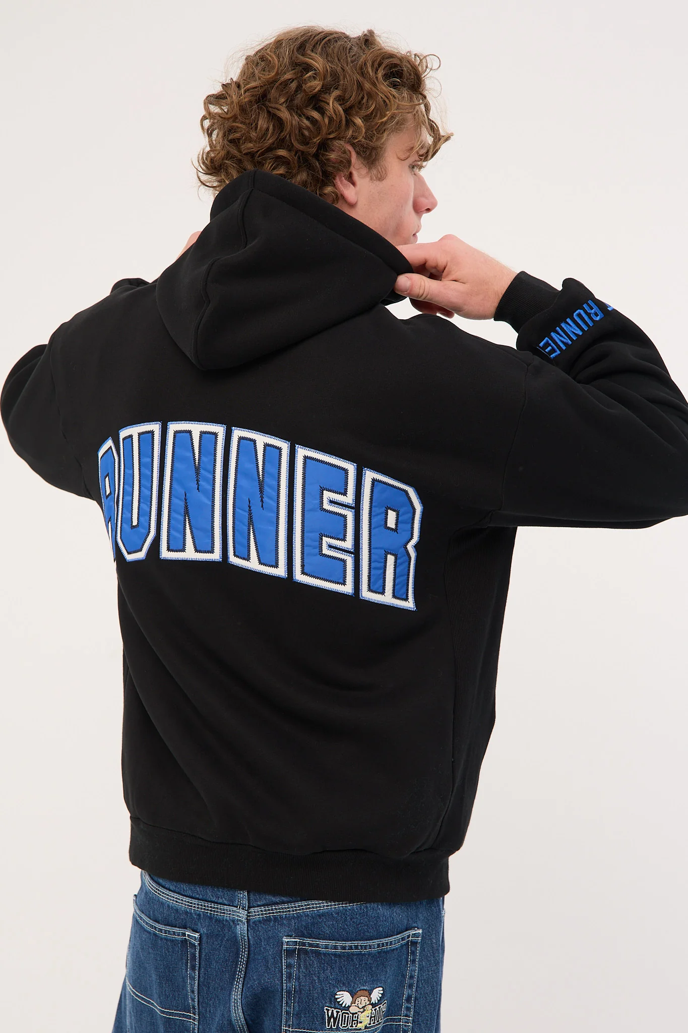 Front Runner Runner Hoodie Sapphire Black - Image 2