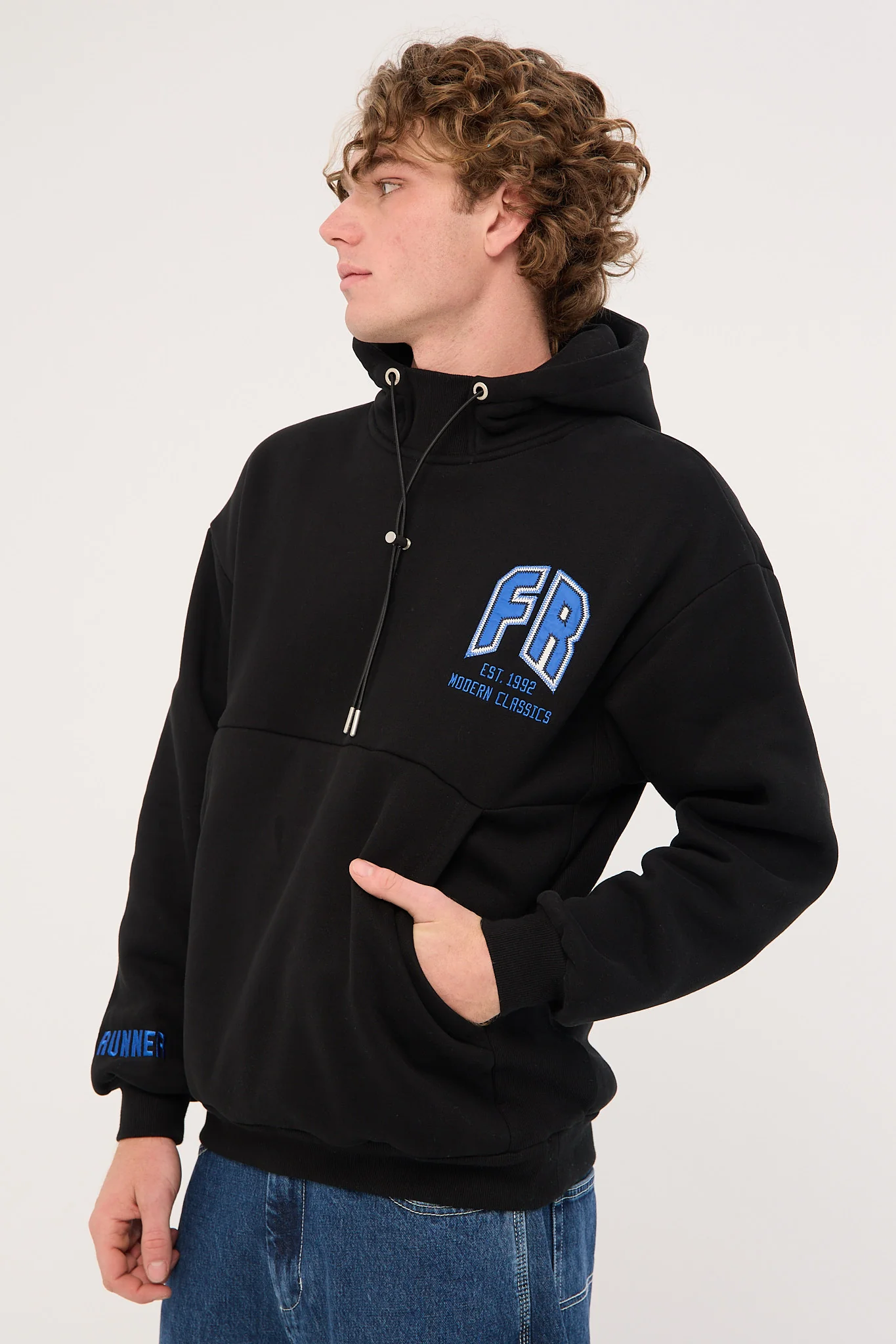 Front Runner Runner Hoodie Sapphire Black - Image 4