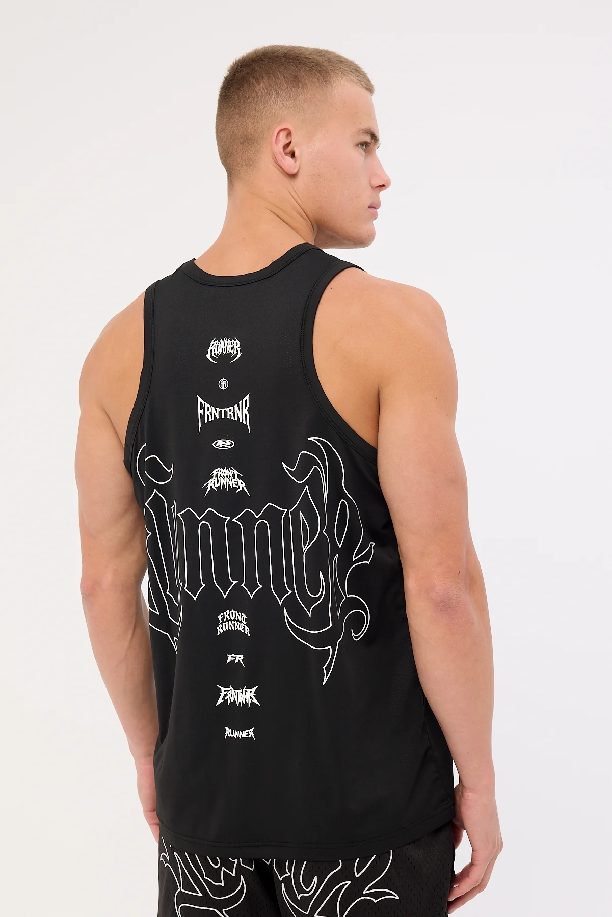 Front Runner Runner Rage Singlet Black