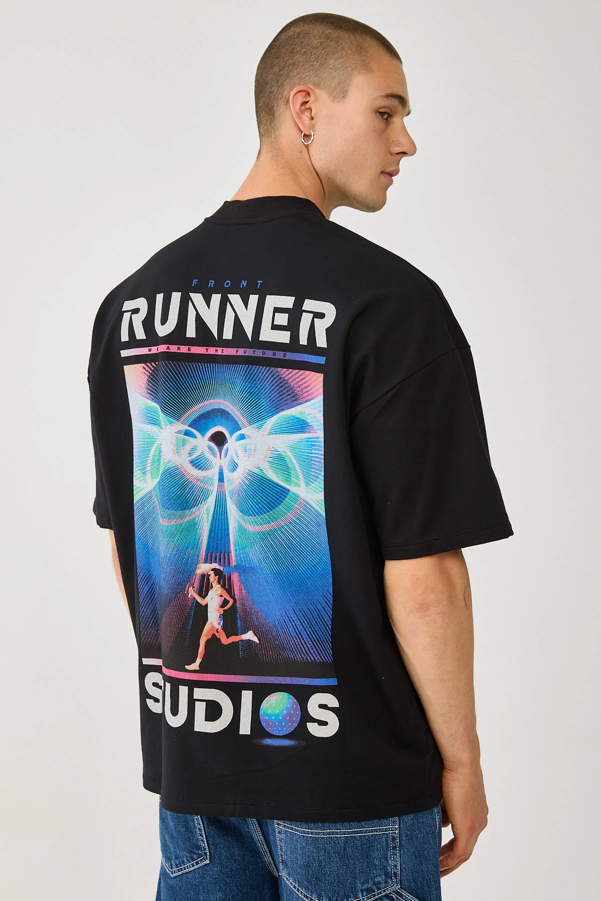 Front Runner Runner Studios Tee Black - Image 5