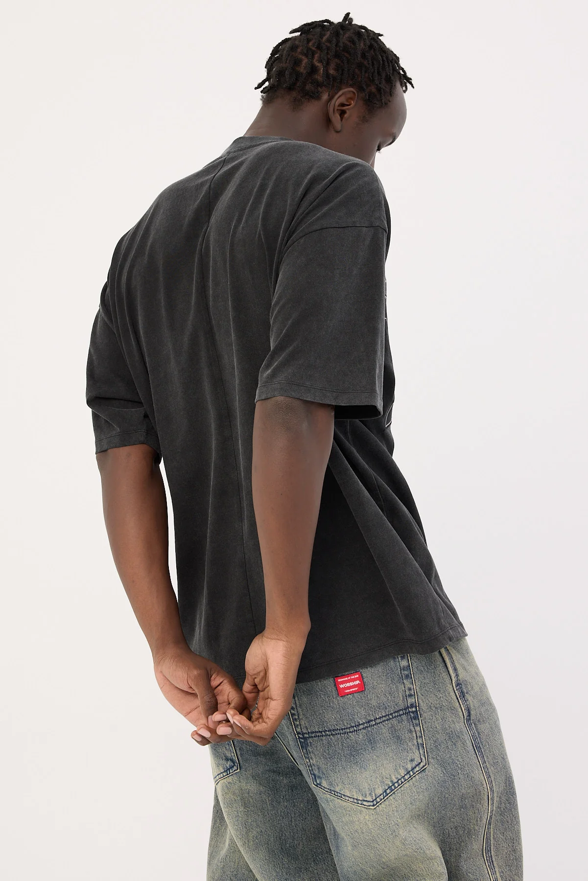 Front Runner Runner Tattoo Tee Washed Black - Image 9