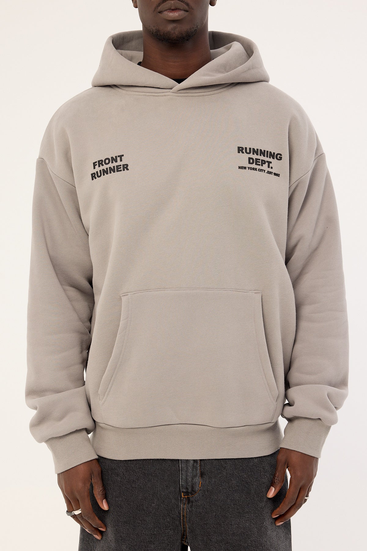 Front Runner Running Dept Hoodie Grey - Image 10
