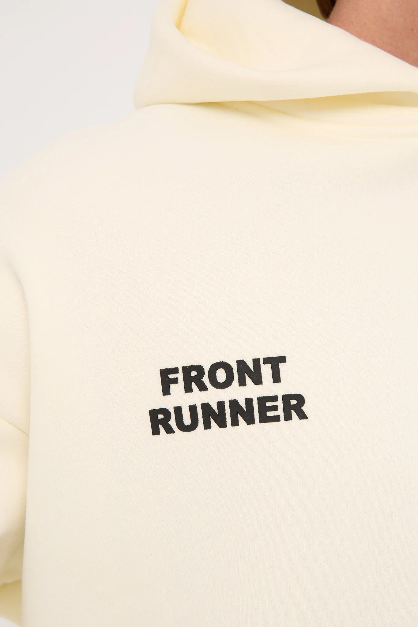 Front Runner Running Dept Hoodie Vanilla - Image 10