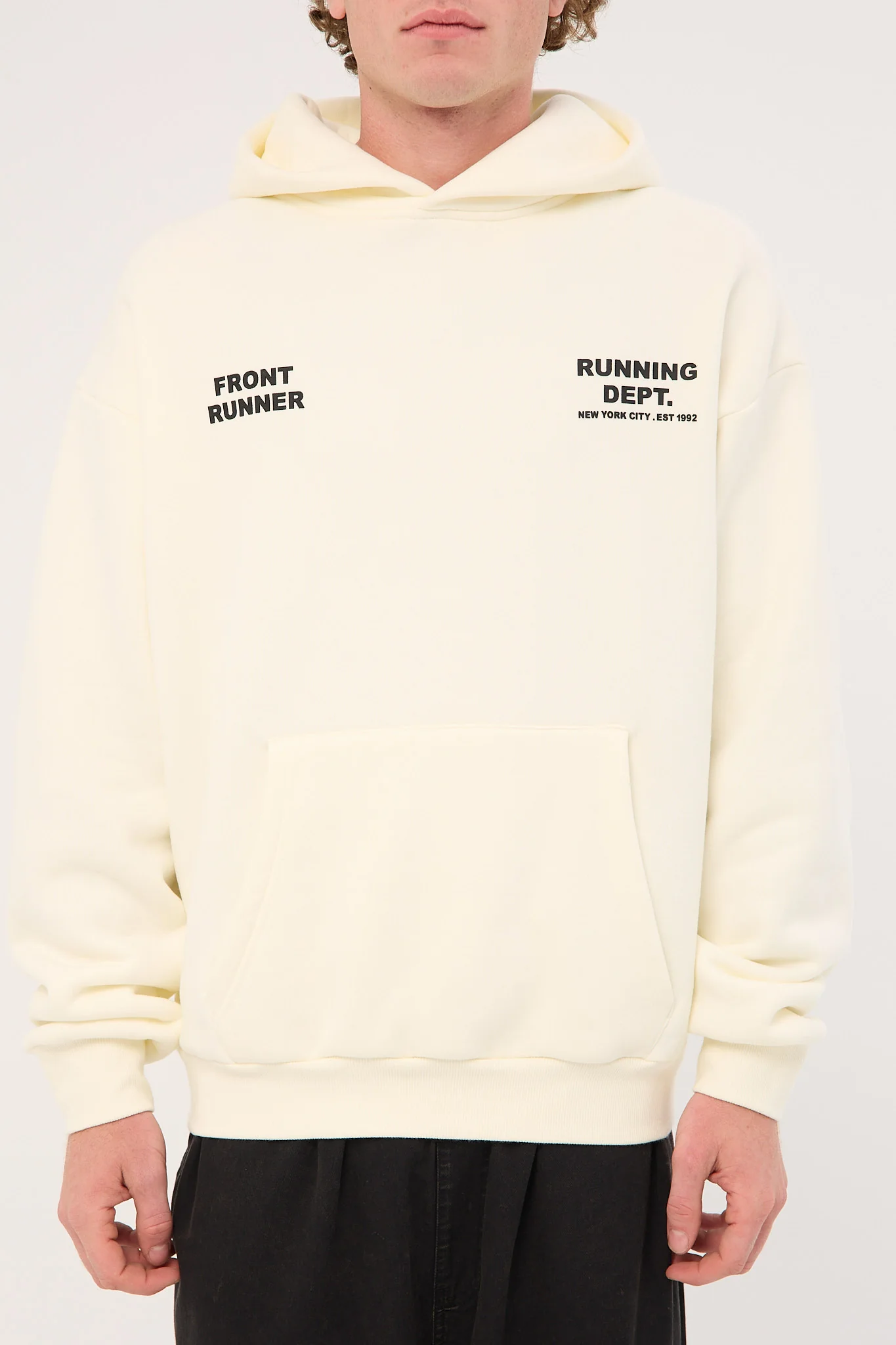 Front Runner Running Dept Hoodie Vanilla - Image 11