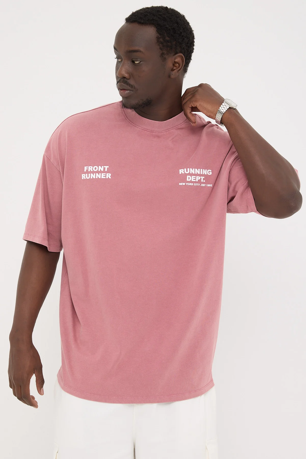Front Runner Running Dept. Tee Plum - Image 2