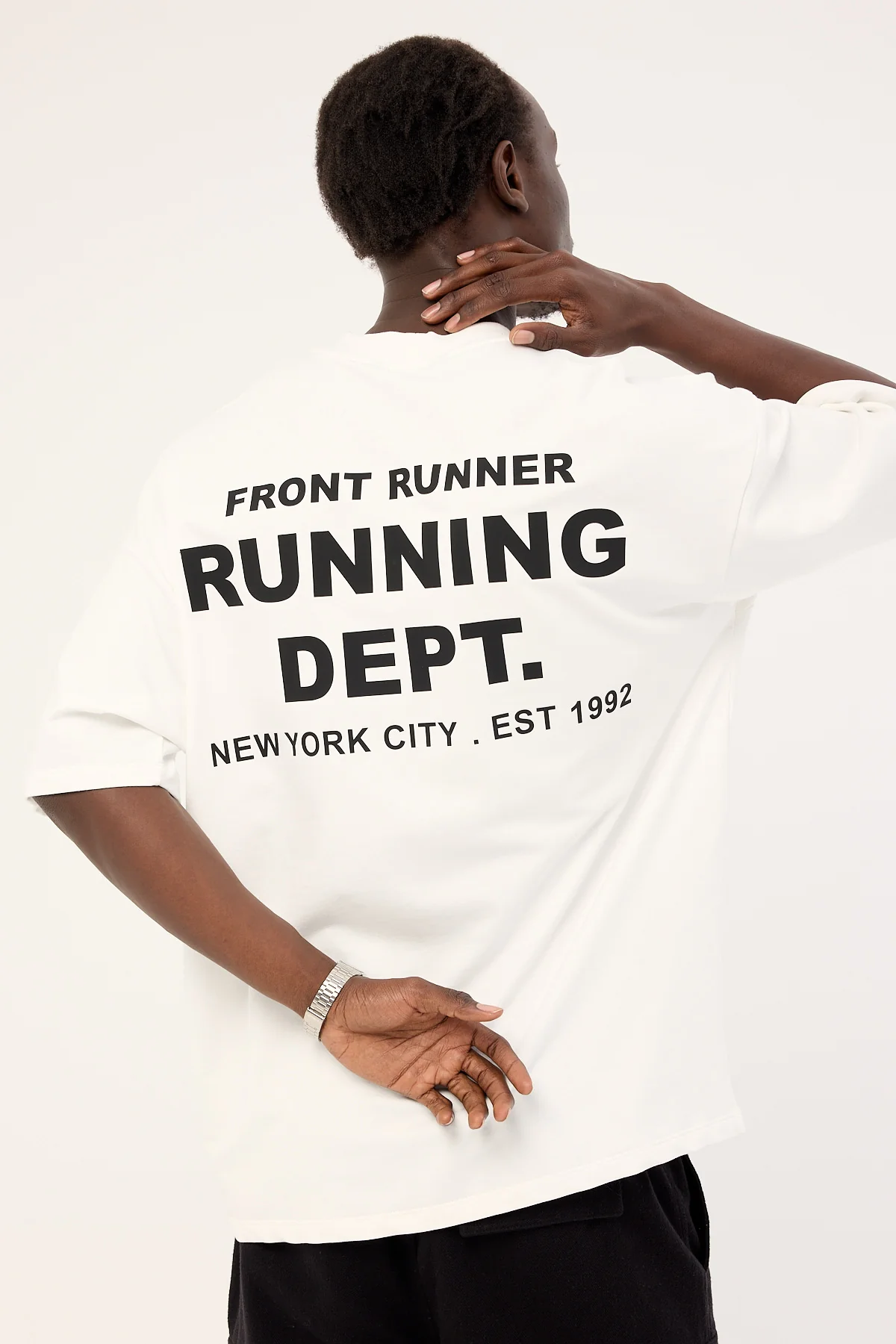 Front Runner Running Dept Tee White - Image 5
