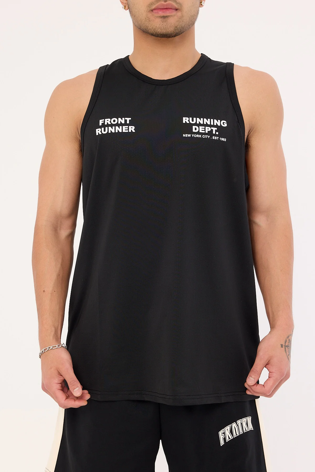 Front Runner Running Dept Training Singlet Black - Image 7