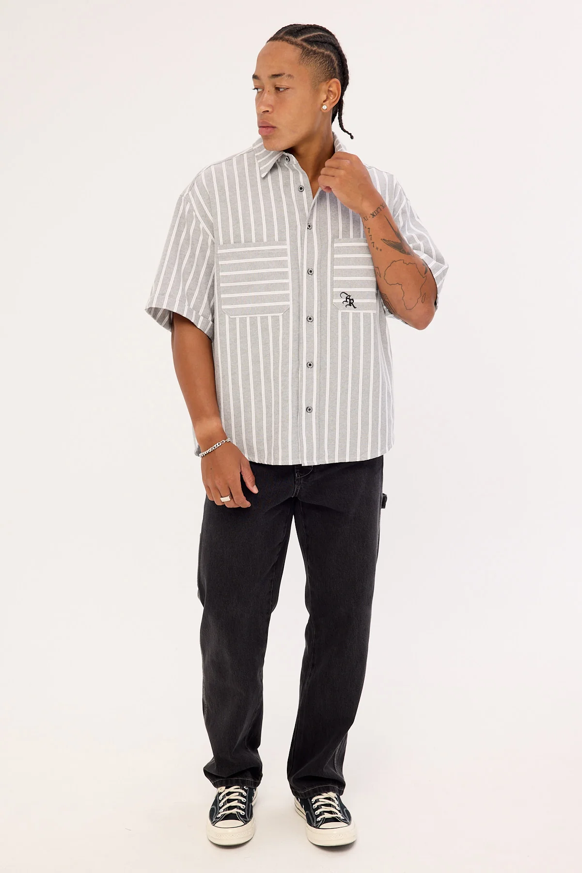 Front Runner Showdown Shirt Cream/Black Stripe - Image 2