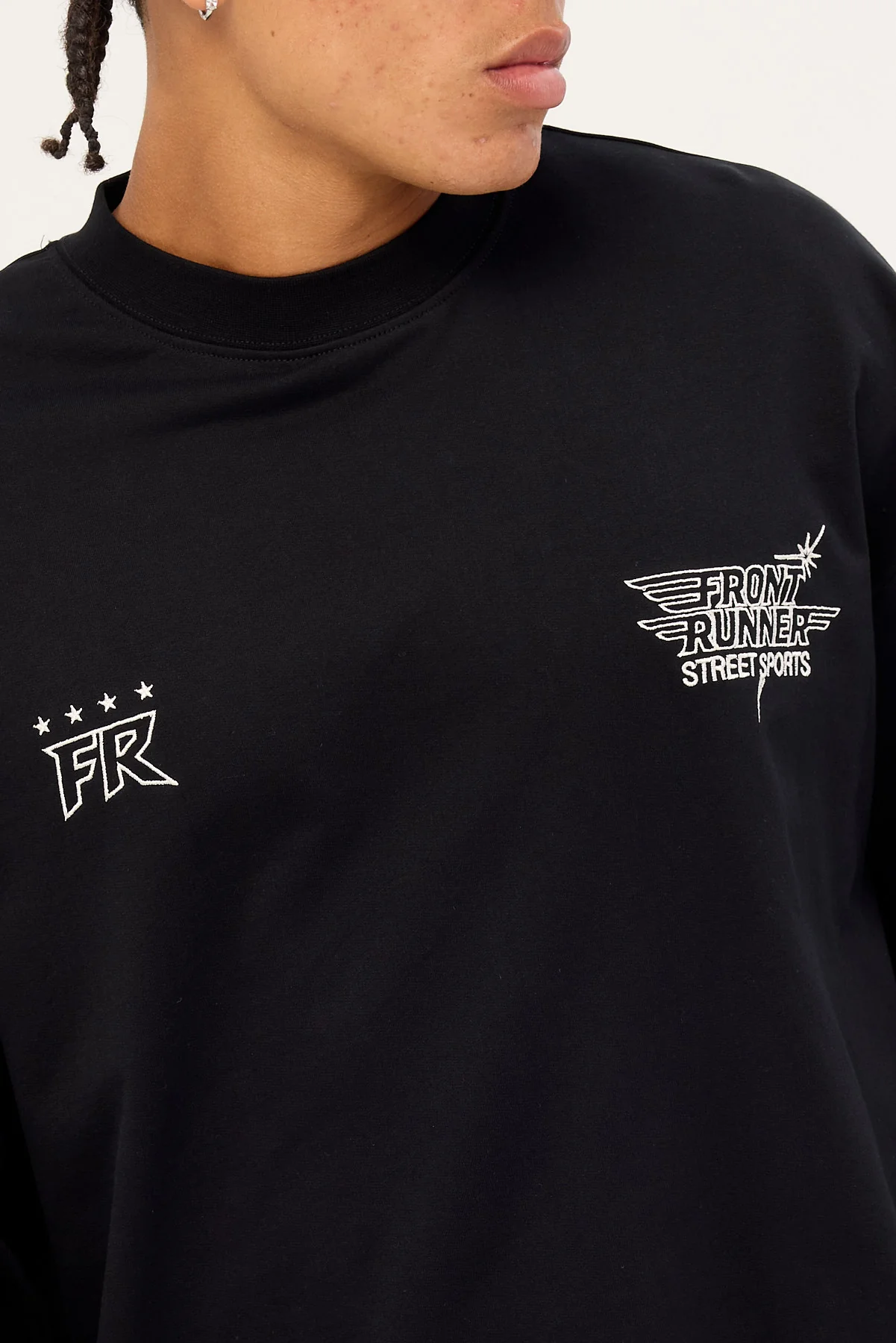 Front Runner Street Sports Long Sleeve Tee Black - Image 4