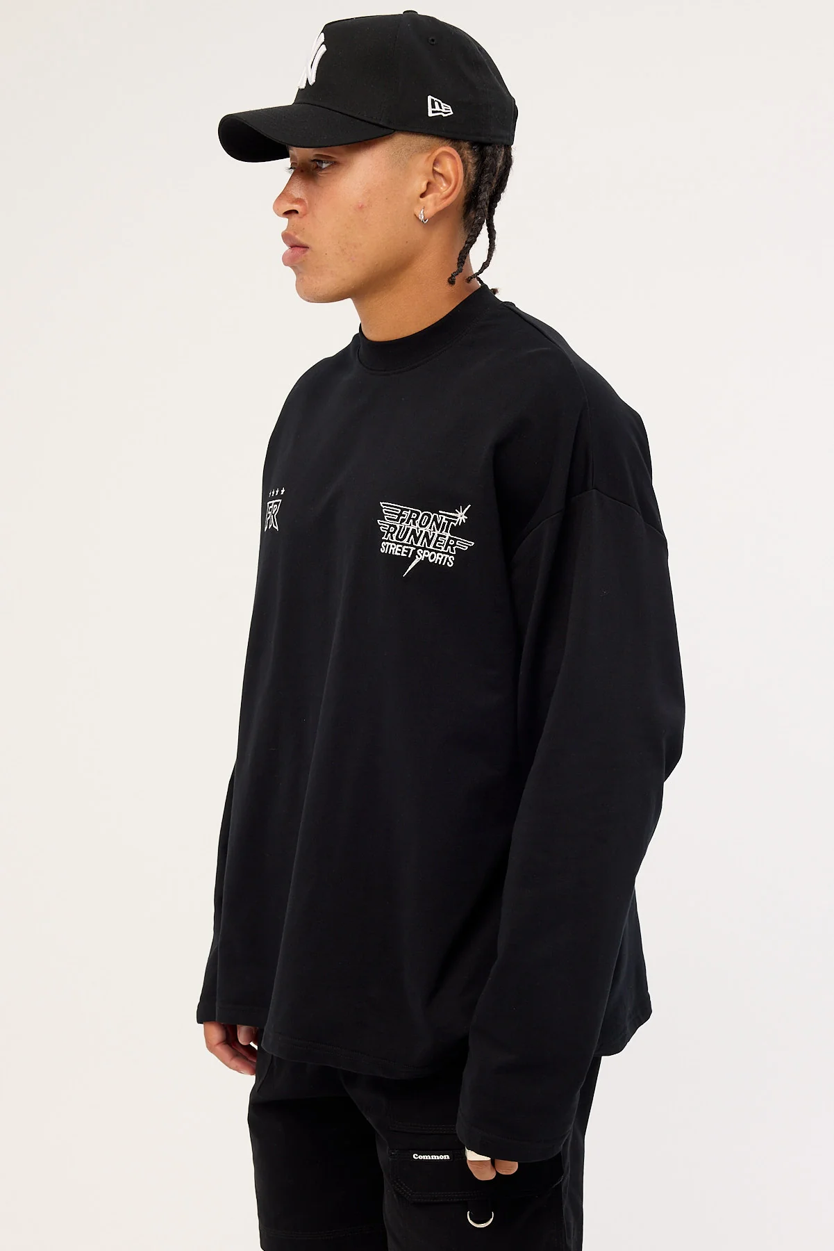 Front Runner Street Sports Long Sleeve Tee Black - Image 5