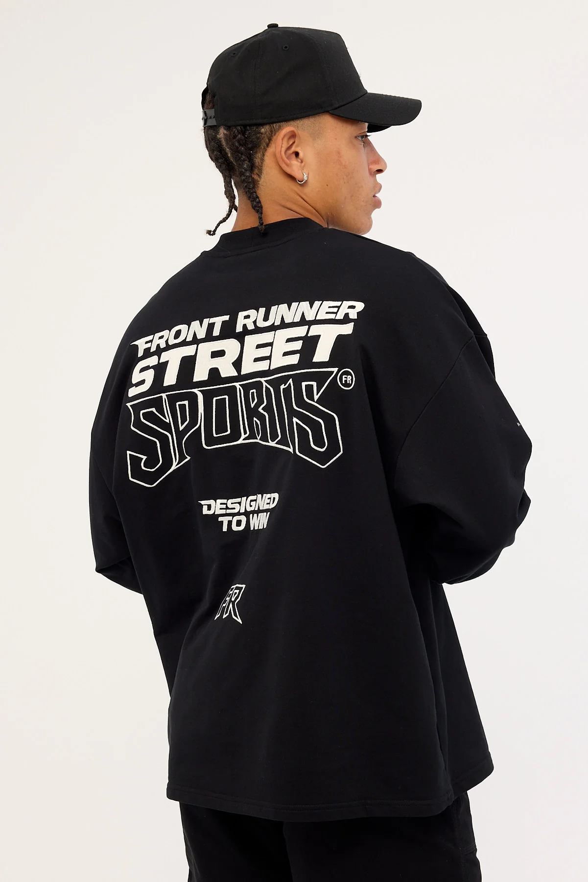 Front Runner Street Sports Long Sleeve Tee Black - Image 6