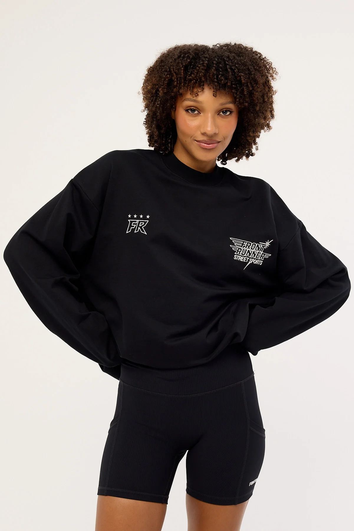Front Runner Street Sports Long Sleeve Tee Black - Image 9