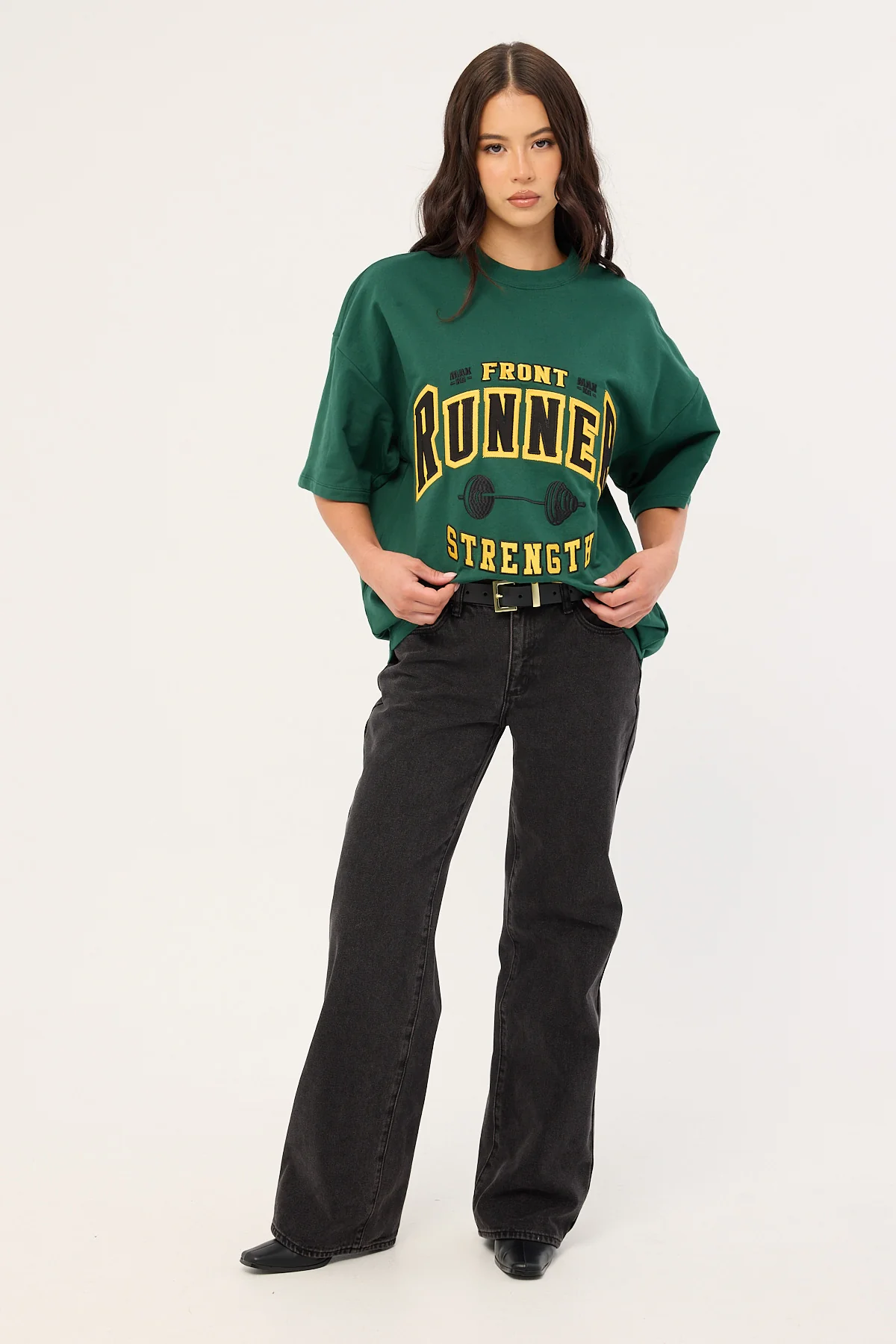 Front Runner Strength Tee College Green - Image 2
