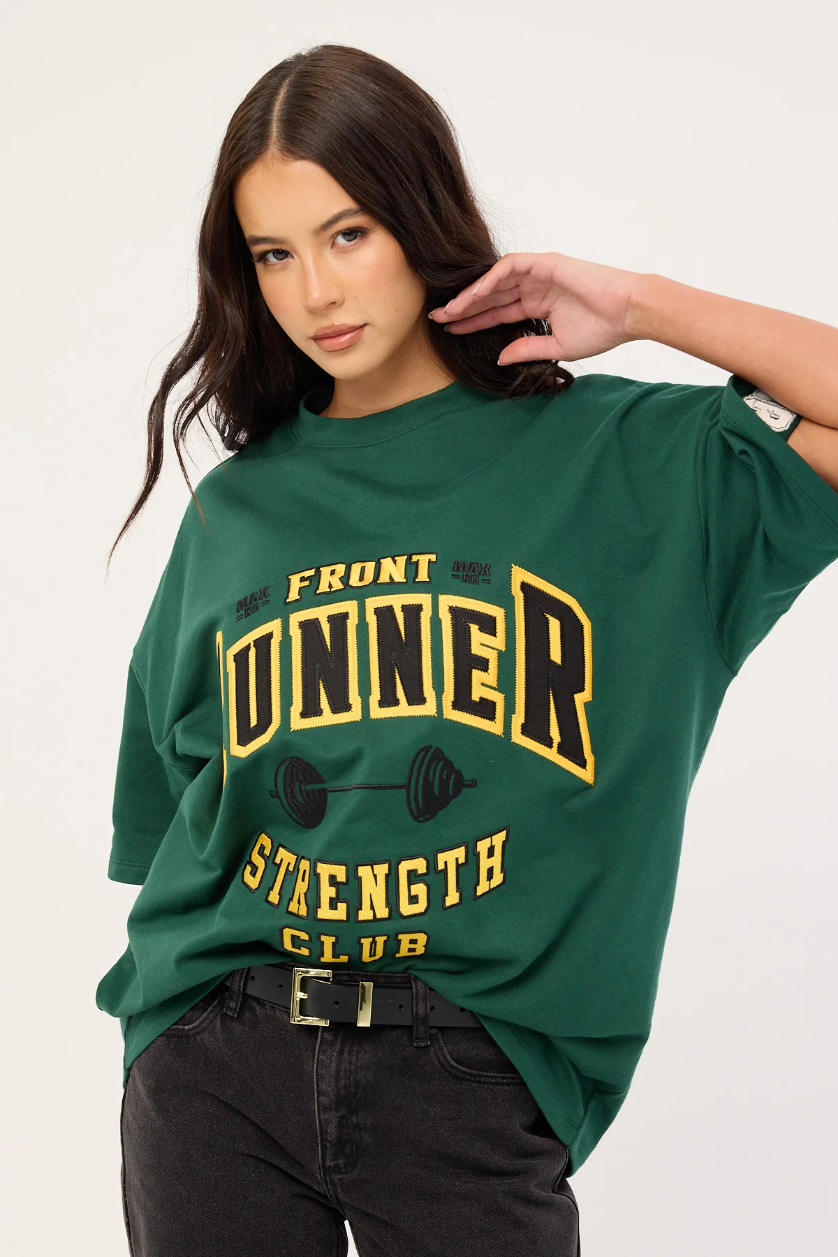 Front Runner Strength Tee College Green - Image 4