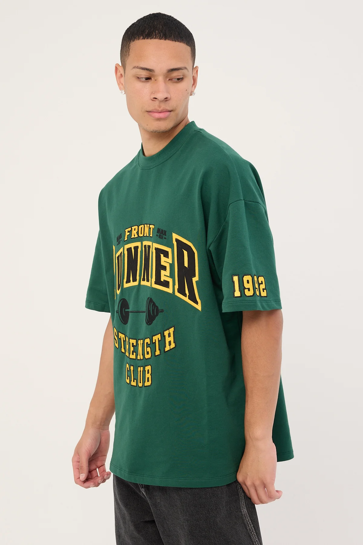 Front Runner Strength Tee College Green - Image 6
