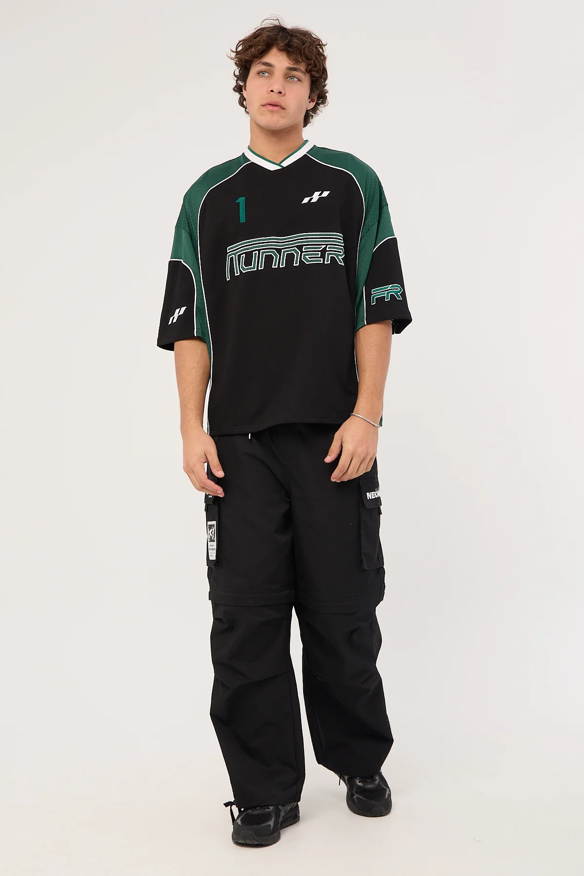 Front Runner Striker Jersey Black Emerald - Image 3