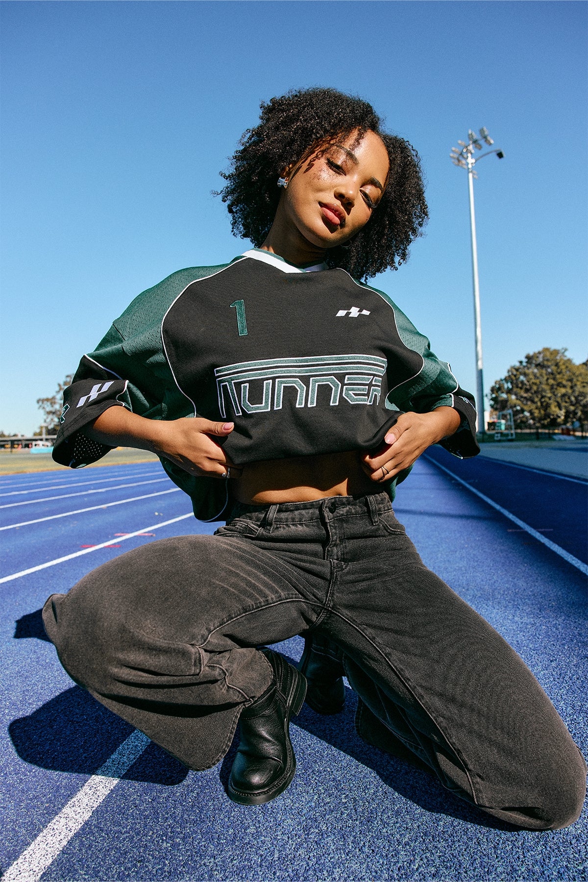 Front Runner Striker Jersey Black Emerald - Image 4