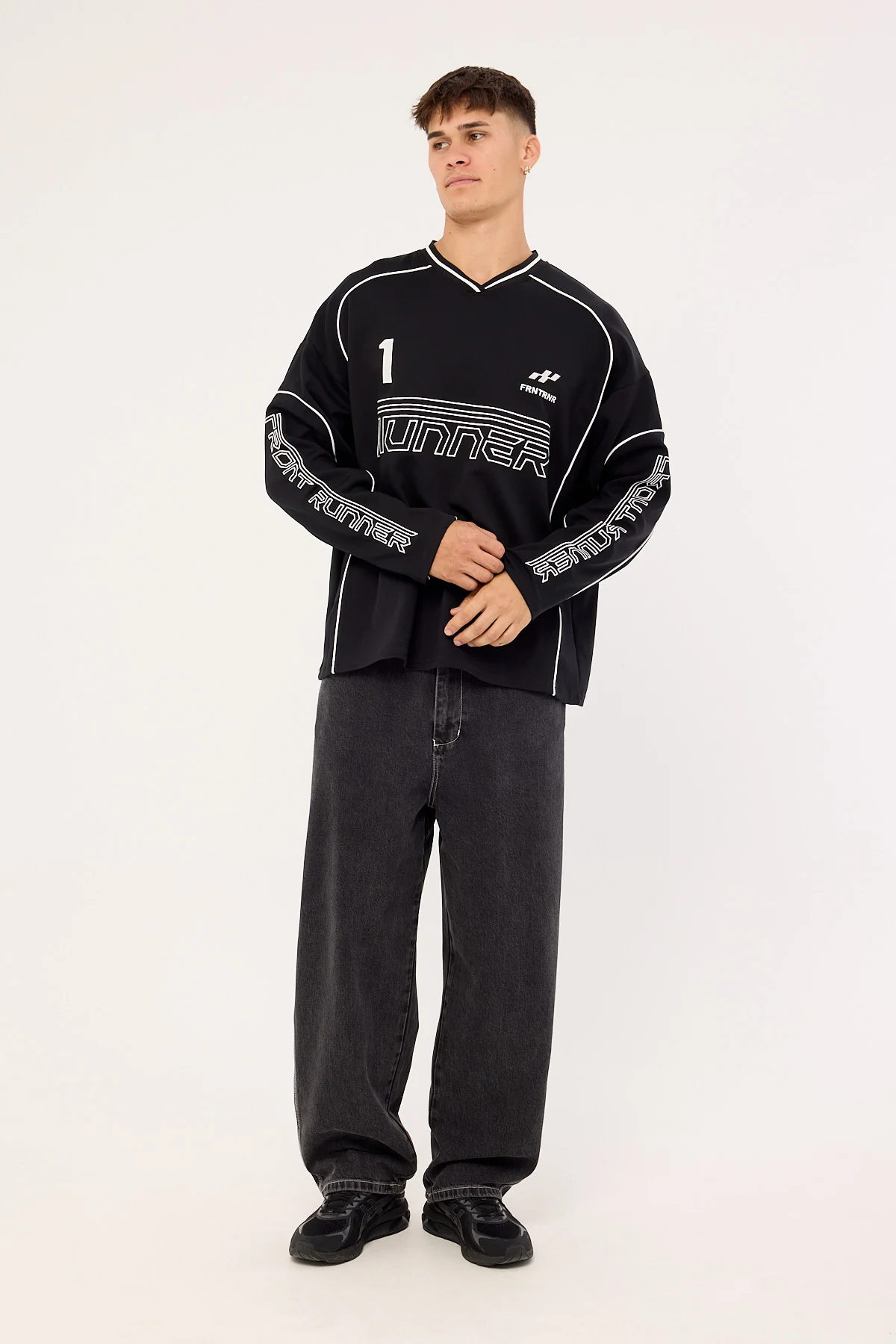 Front Runner Striker LS Jersey Black - Image 2