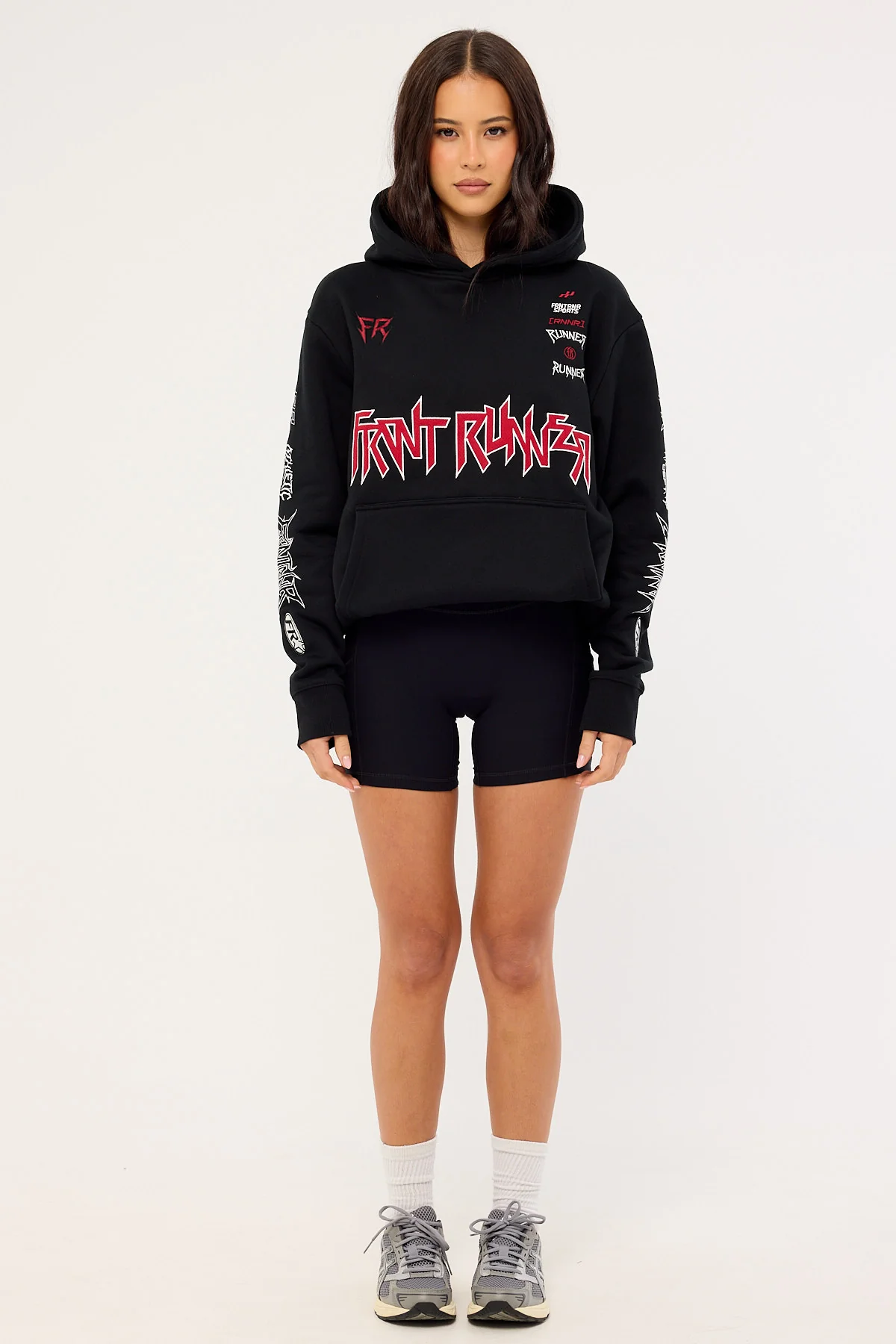 Front Runner Tagged Women's Hoodie Black - Image 2