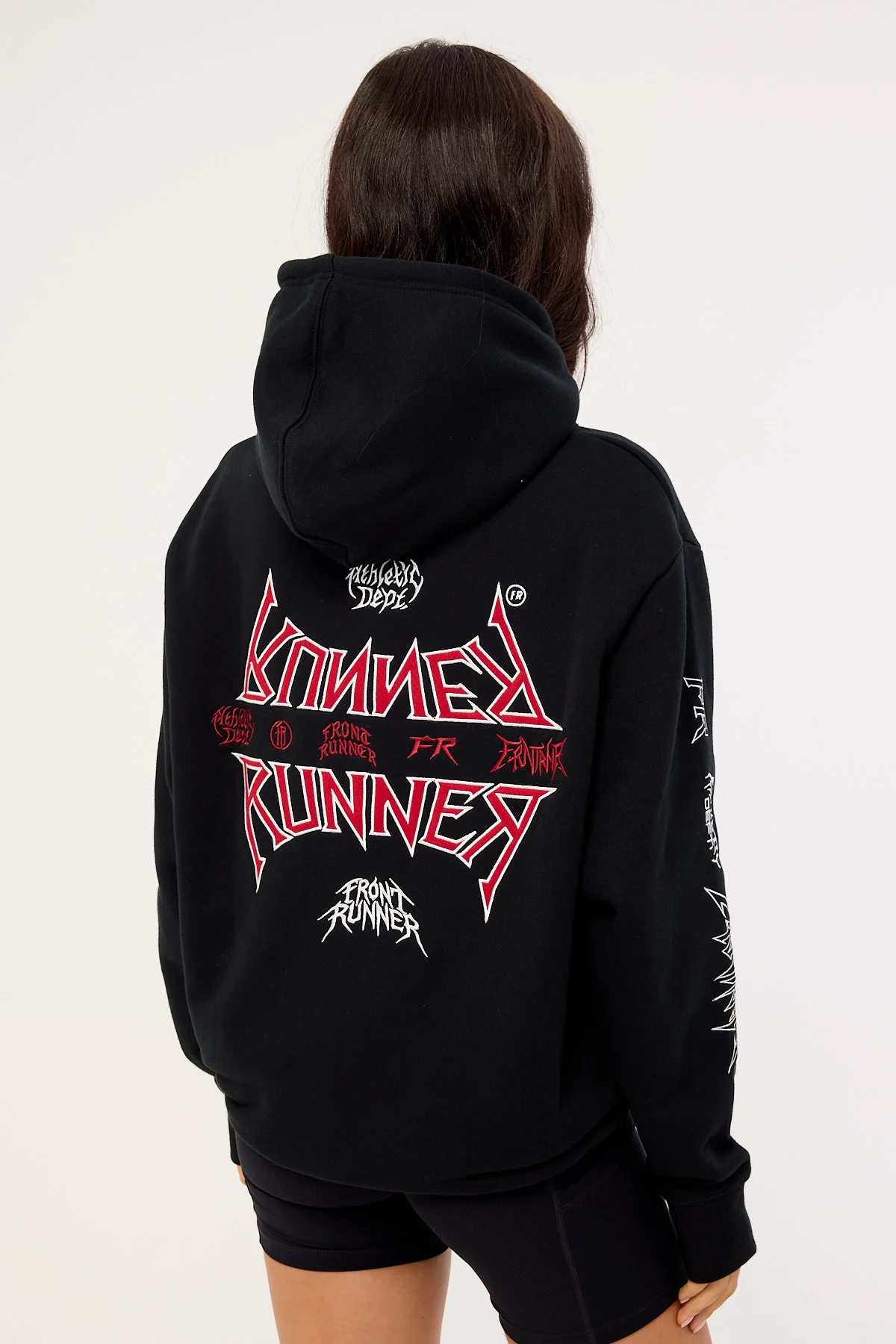 Front Runner Tagged Women's Hoodie Black - Image 6
