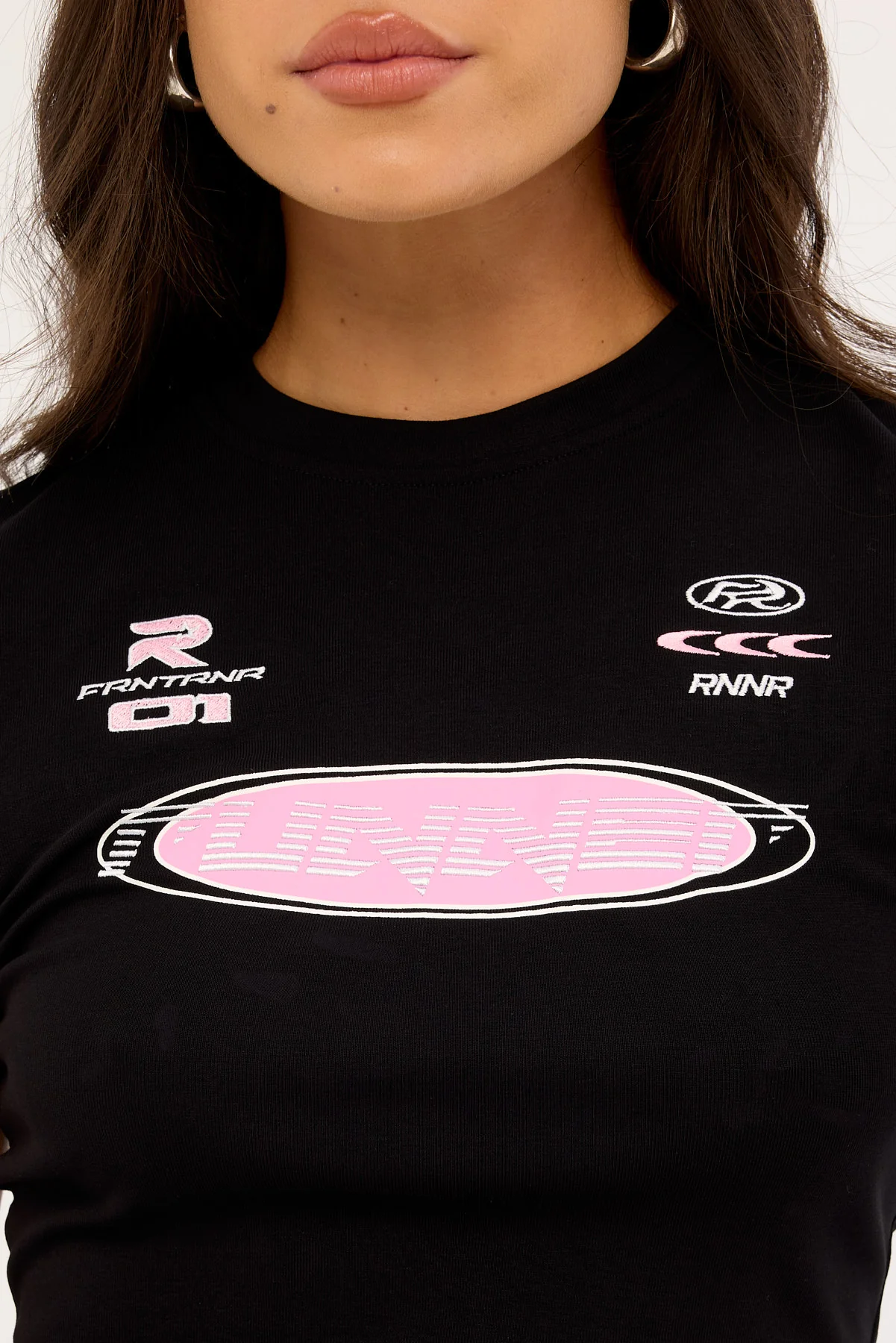 Front Runner Torque Nano Tee Black Bubblegum - Image 3